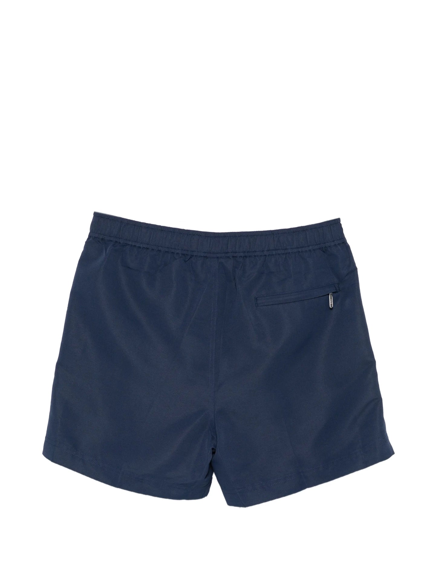 button-fastening swim shorts
