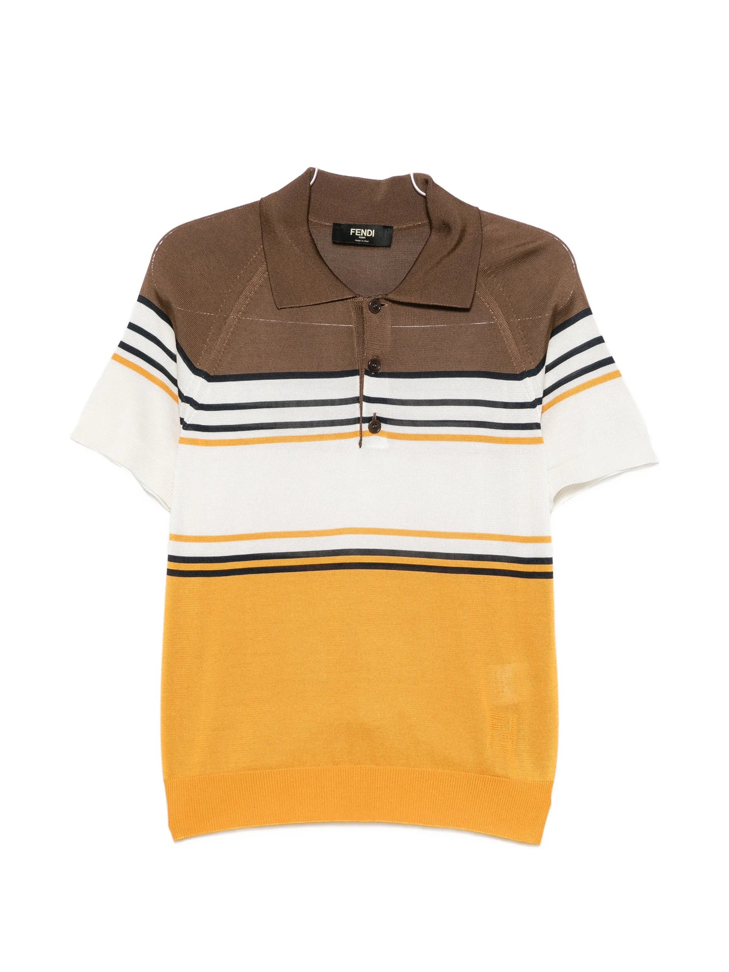 striped polo shirt