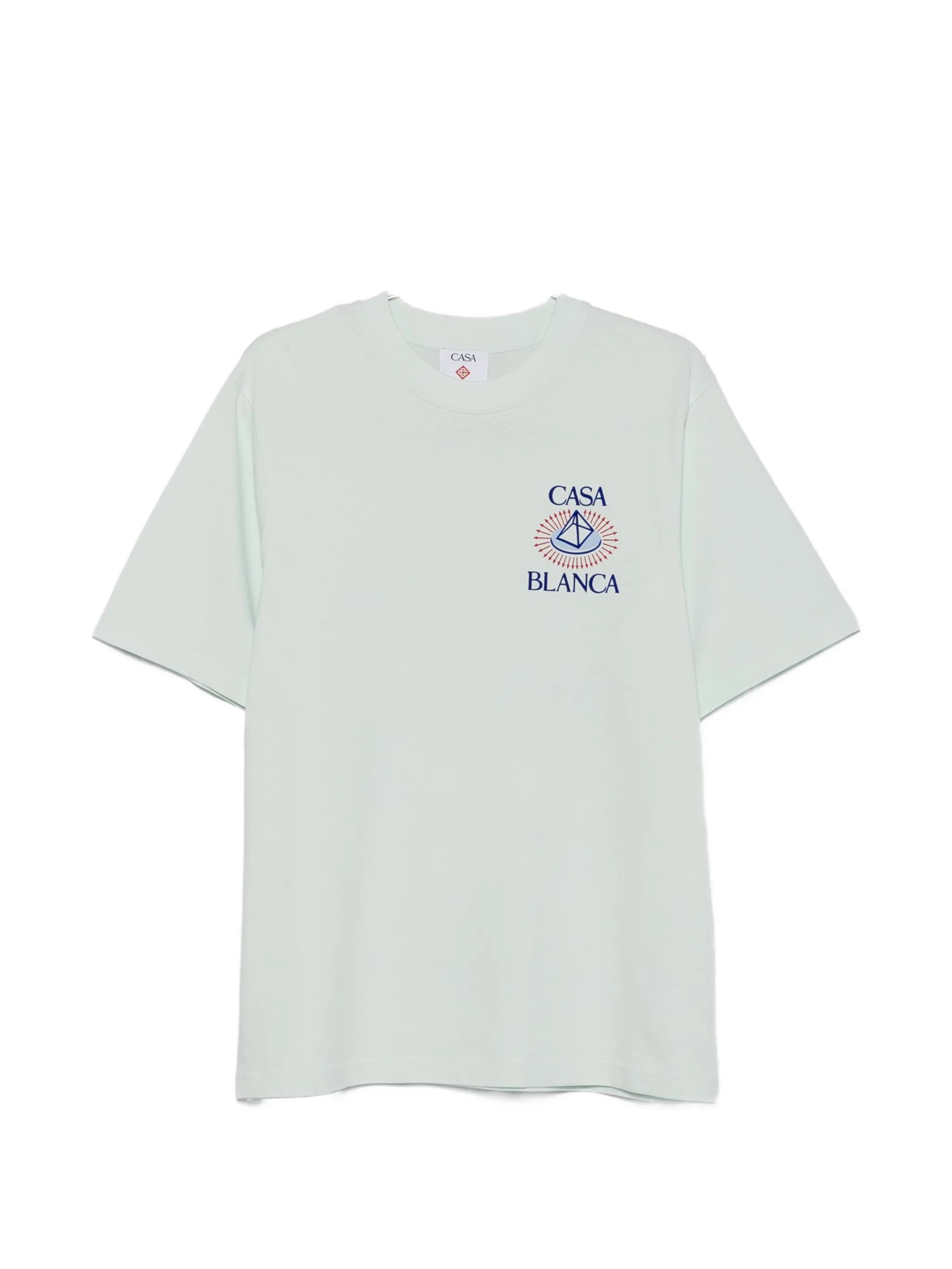 Celestial Pyramid flock-print T-shirt