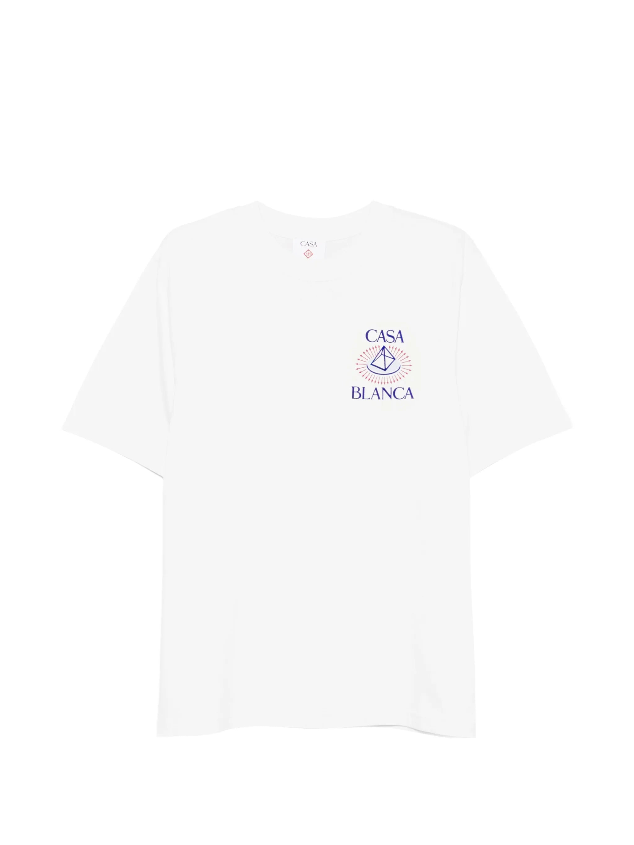 Celestial Pyramid flock-print T-shirt