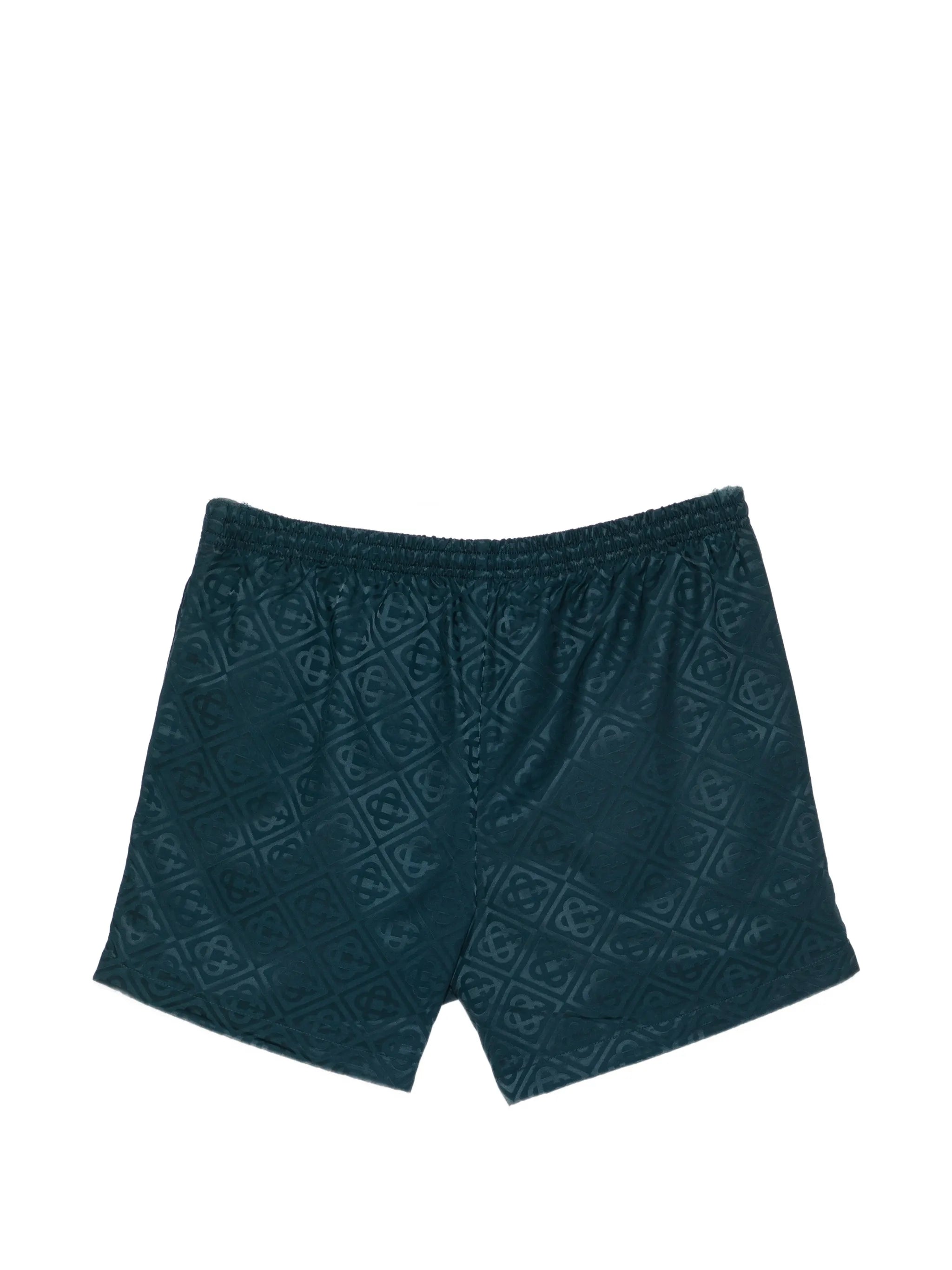 monogram jacquard swim shorts