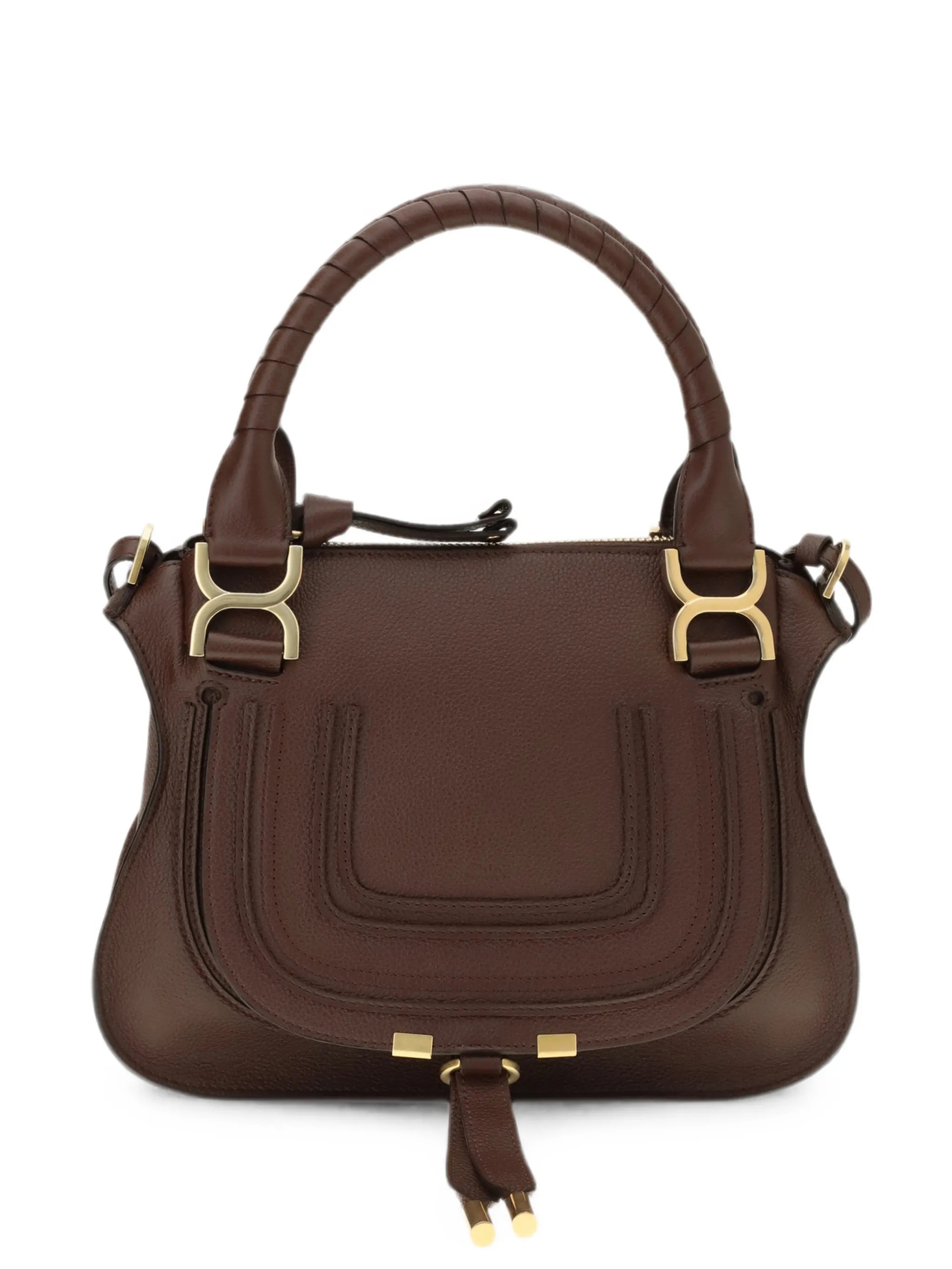 CHLOE MARCIE GRAINED LEATHER SHOULDER BAG