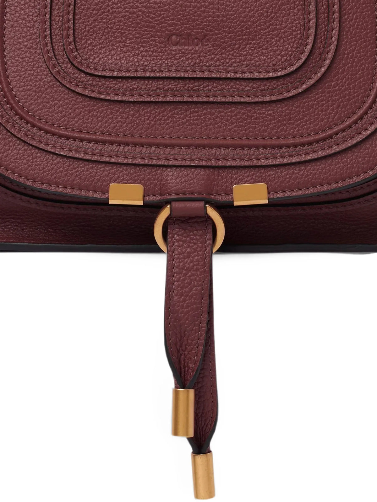 small Marcie bag in grained leather