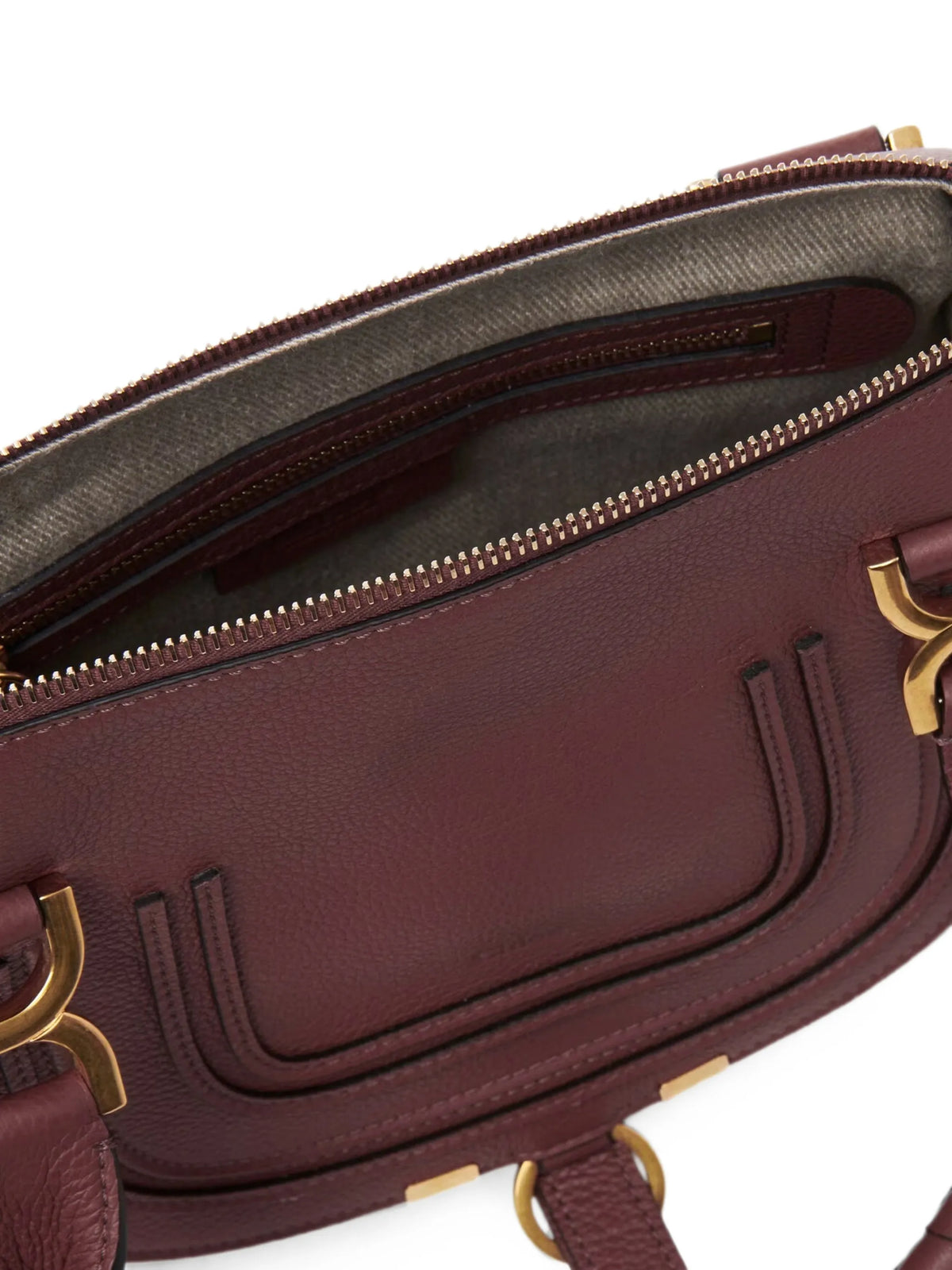 small Marcie bag in grained leather