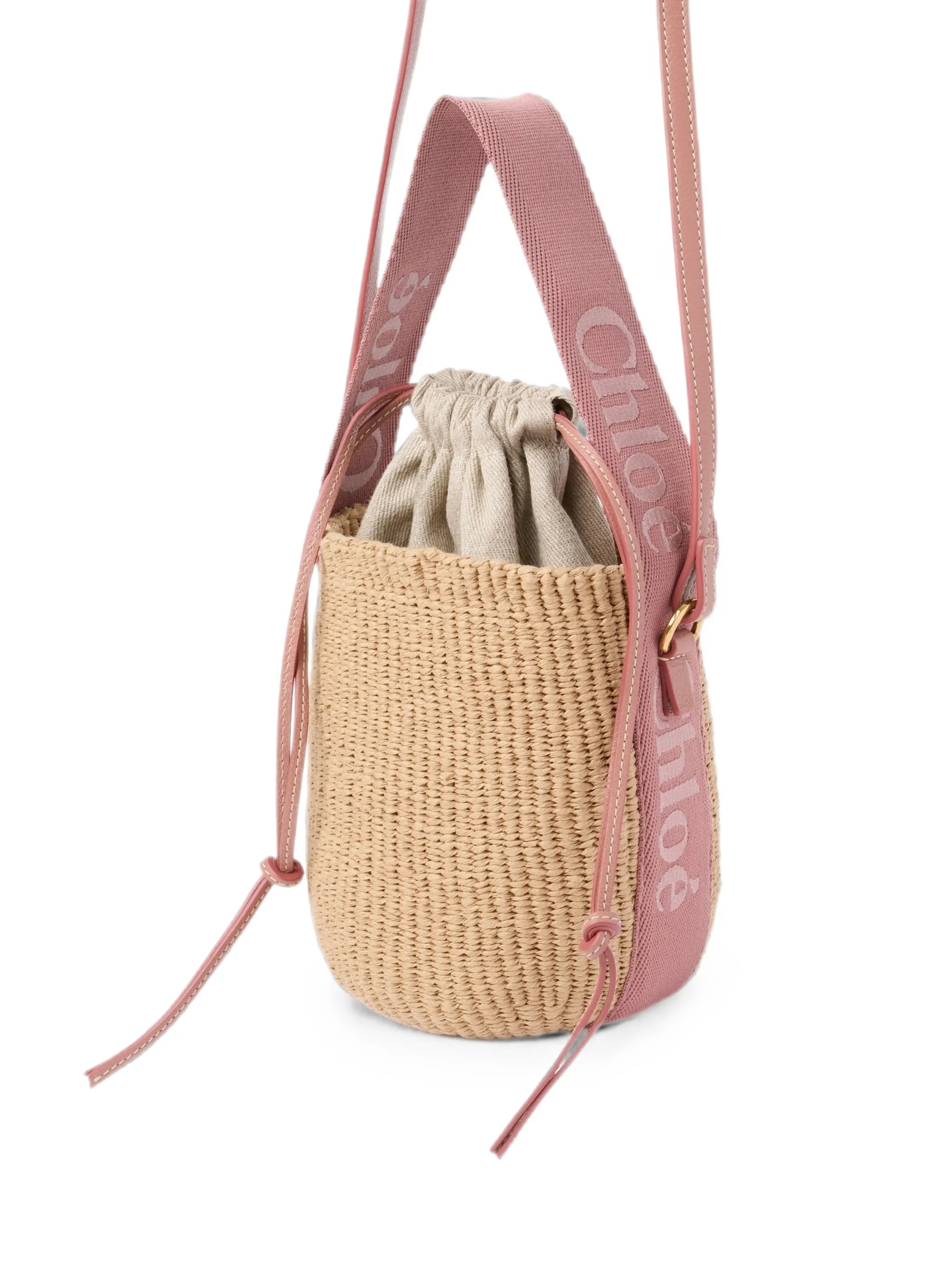 small Woody drawstring bucket bag