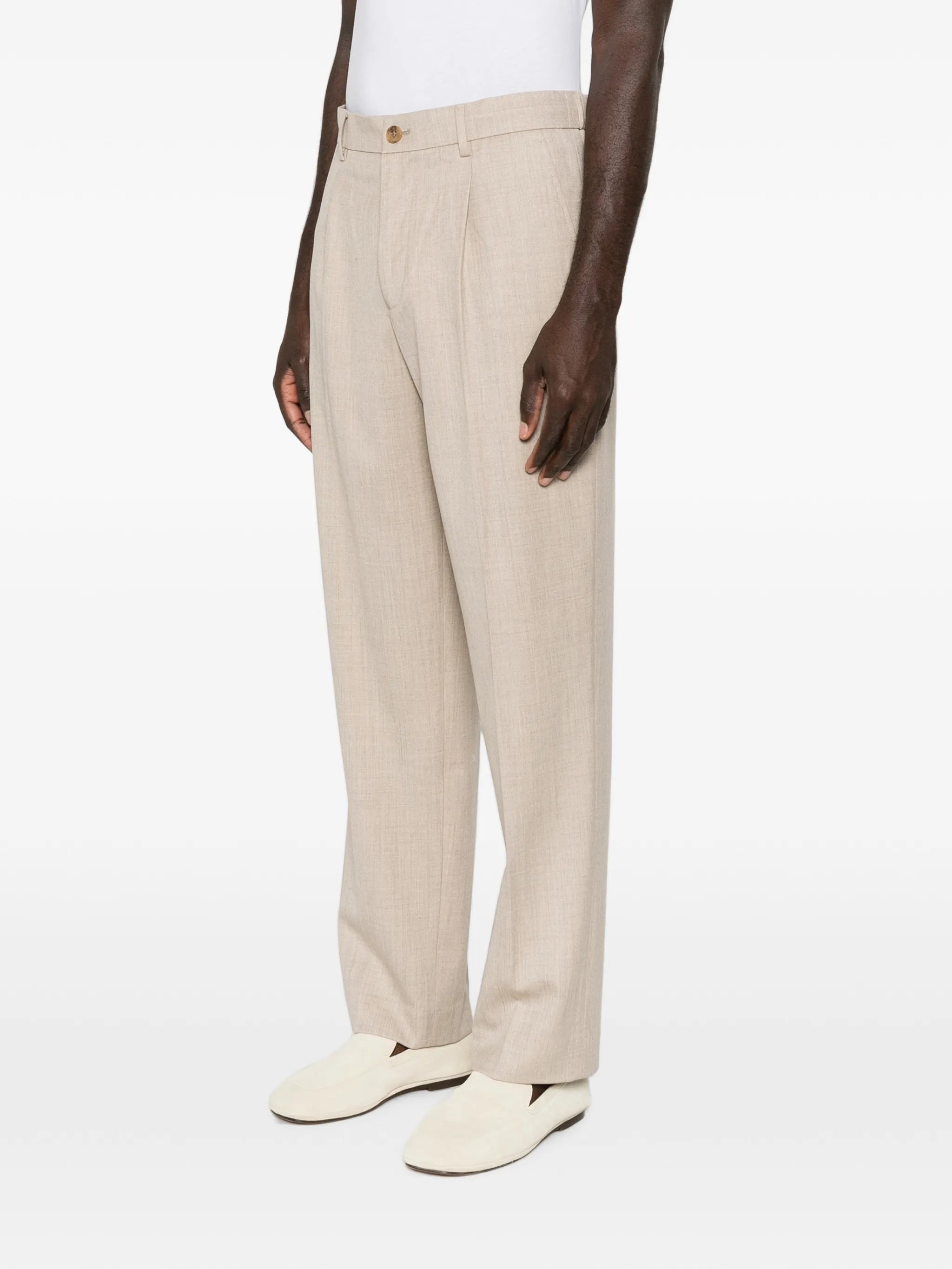 Provence pleated trousers