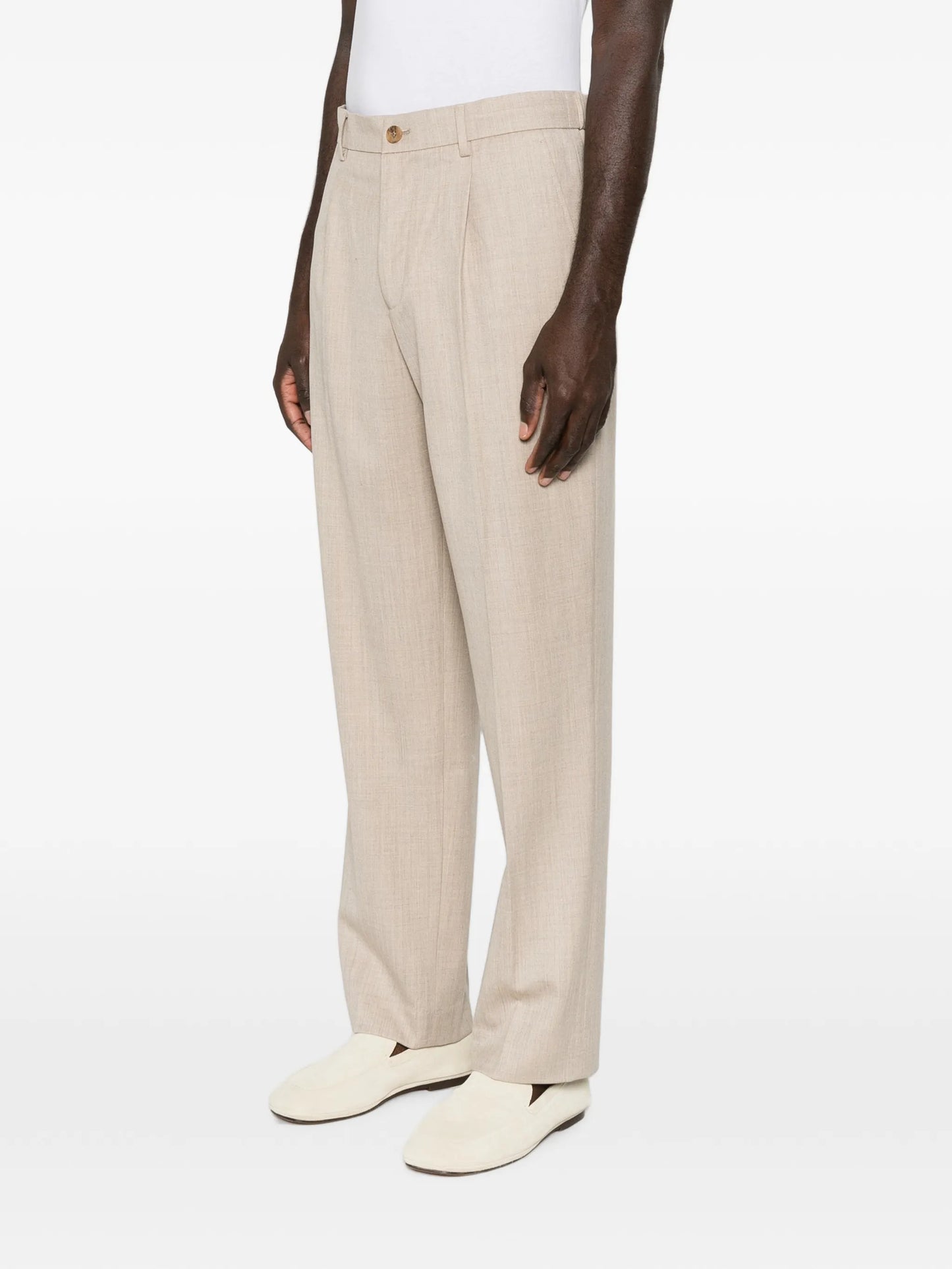 Provence pleated trousers