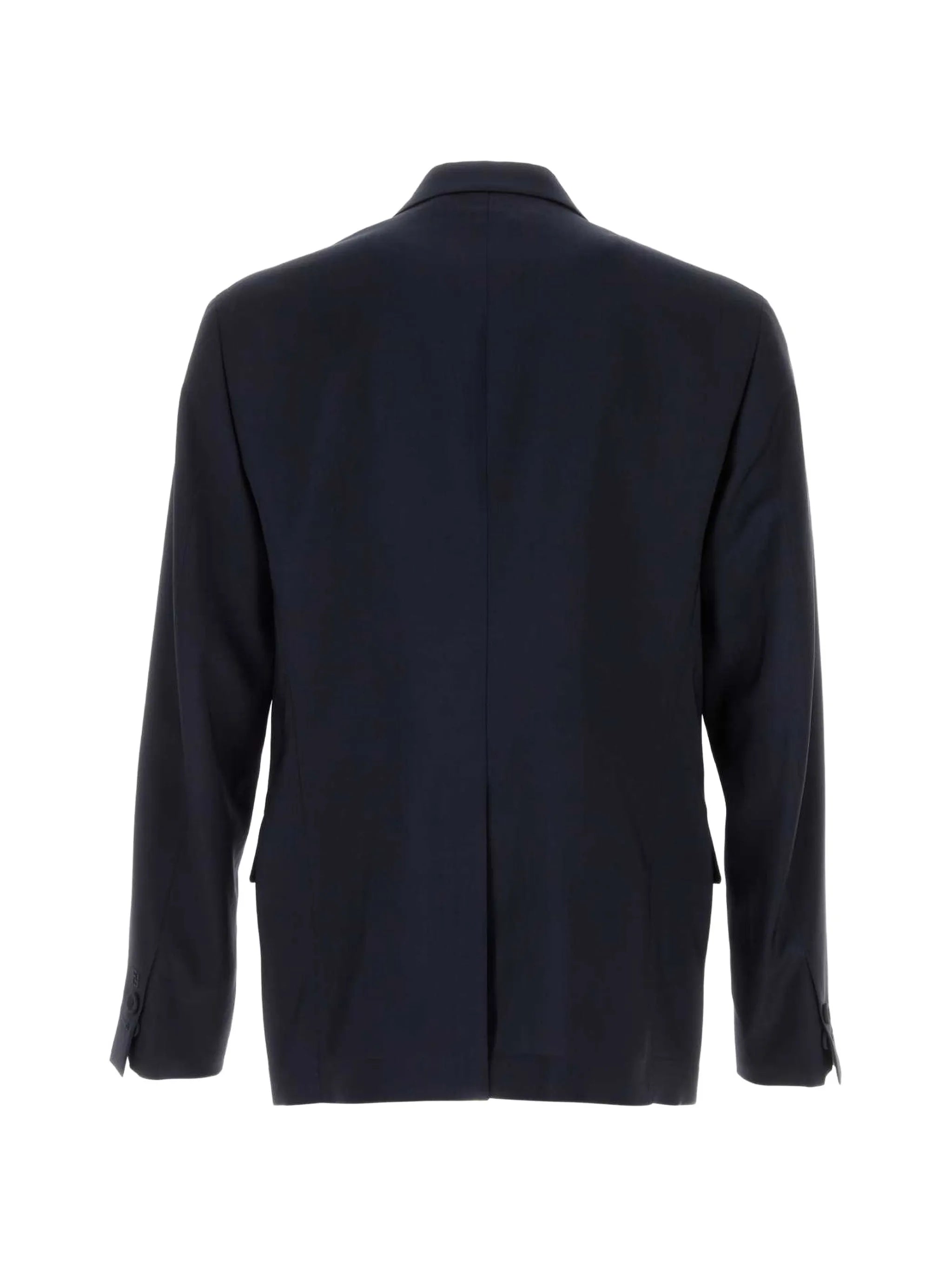 removable-strap single-breasted blazer