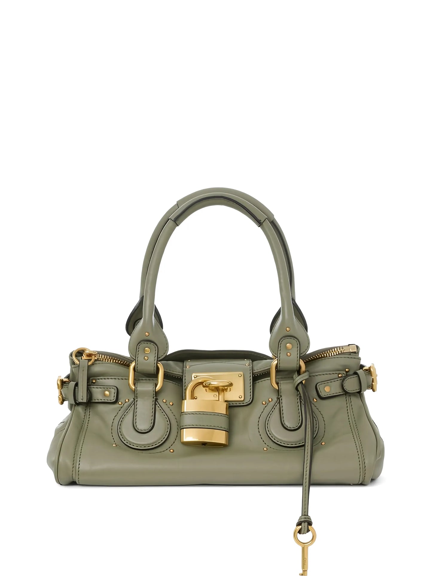 Paddington padlock leather tote bag