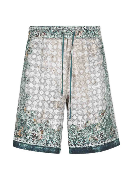 printed bermuda shorts