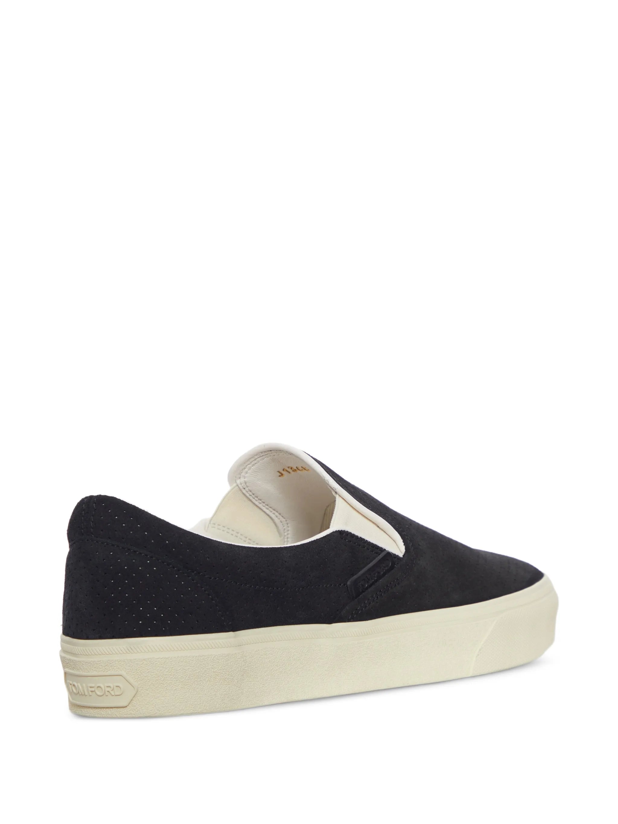 perforated suede Jude slip on sneakers