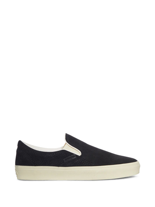 perforated suede Jude slip on sneakers