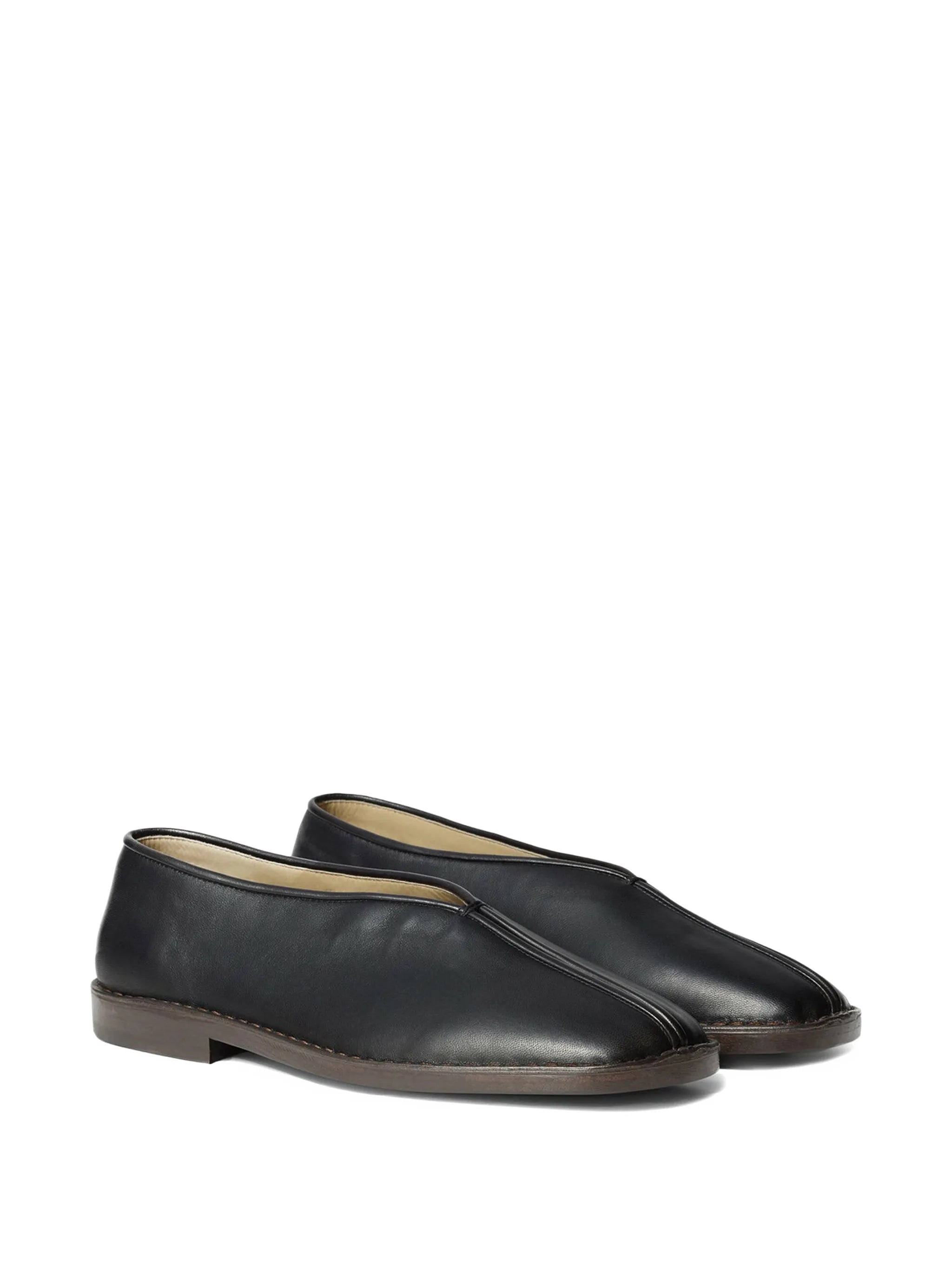slip-on leather loafers
