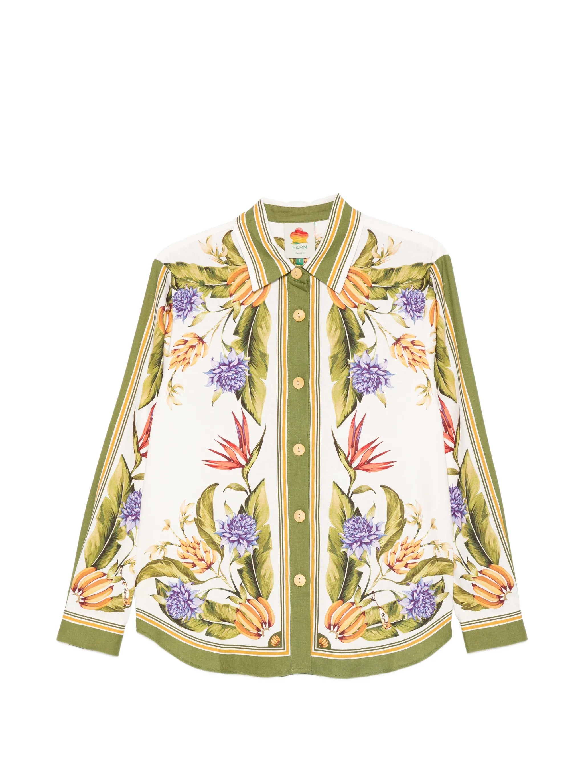 tropical scarf lenzing™ ecovero™ euroflax™ shirt