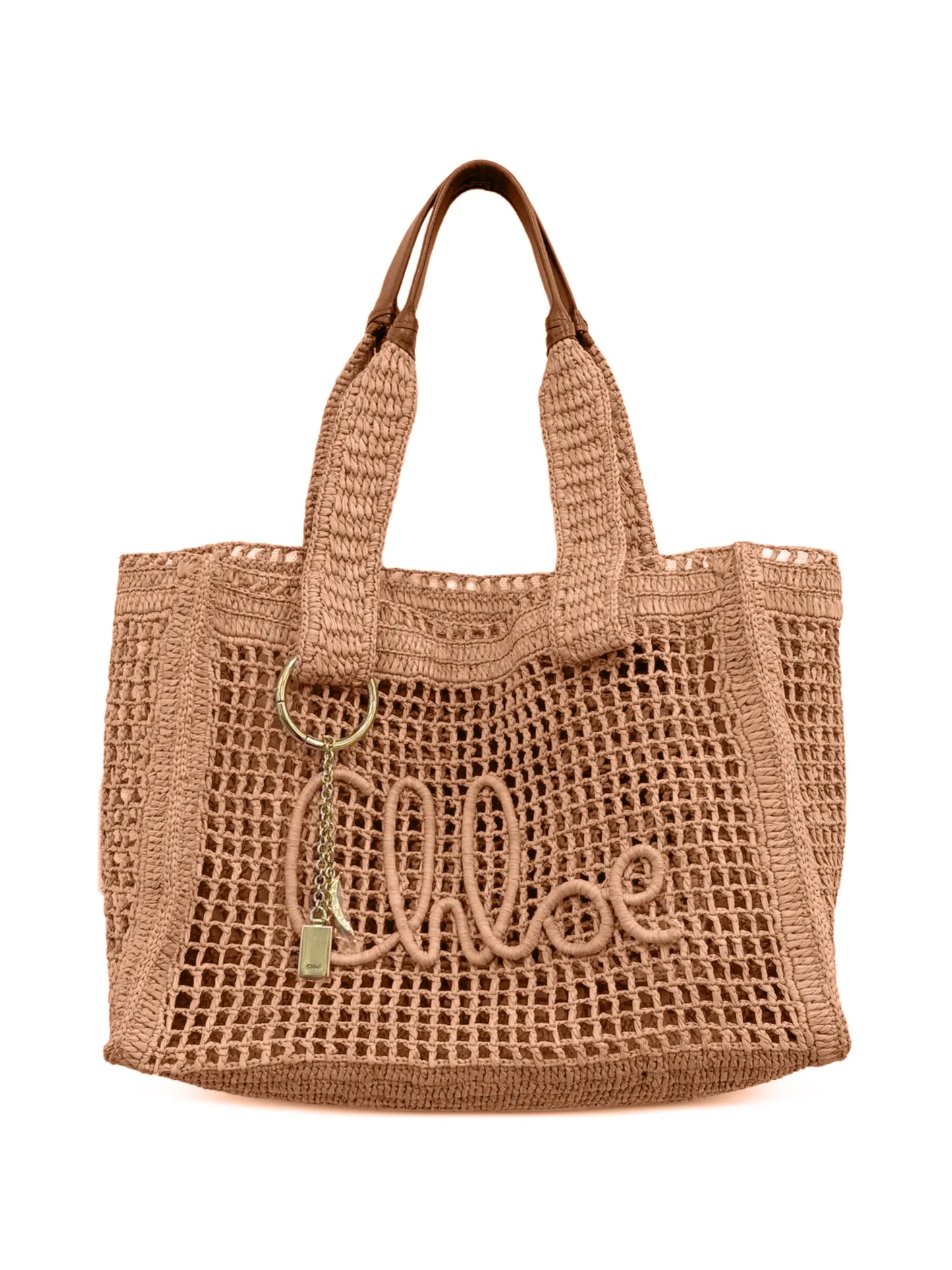 openwork logo tote bag