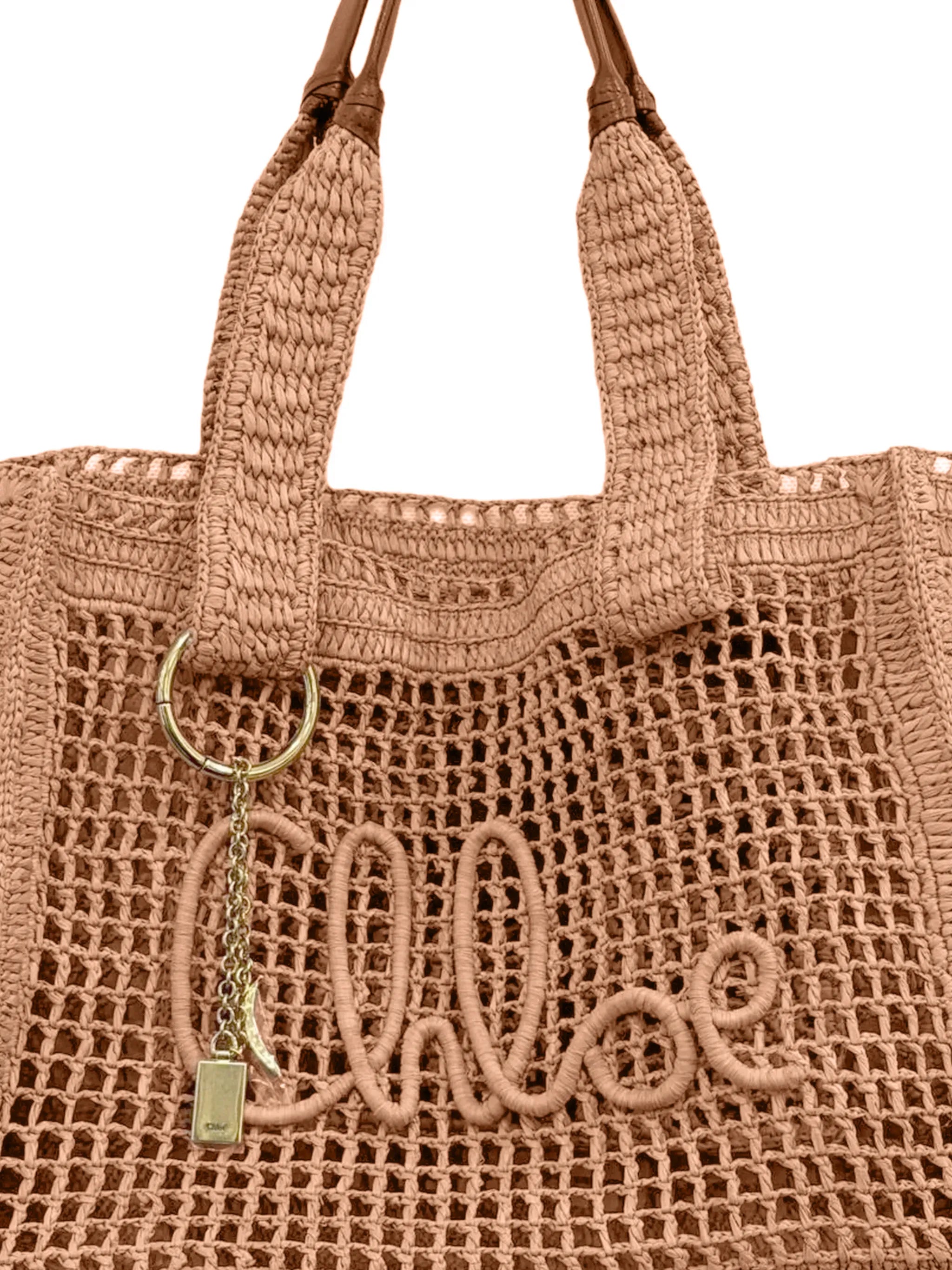 openwork logo tote bag