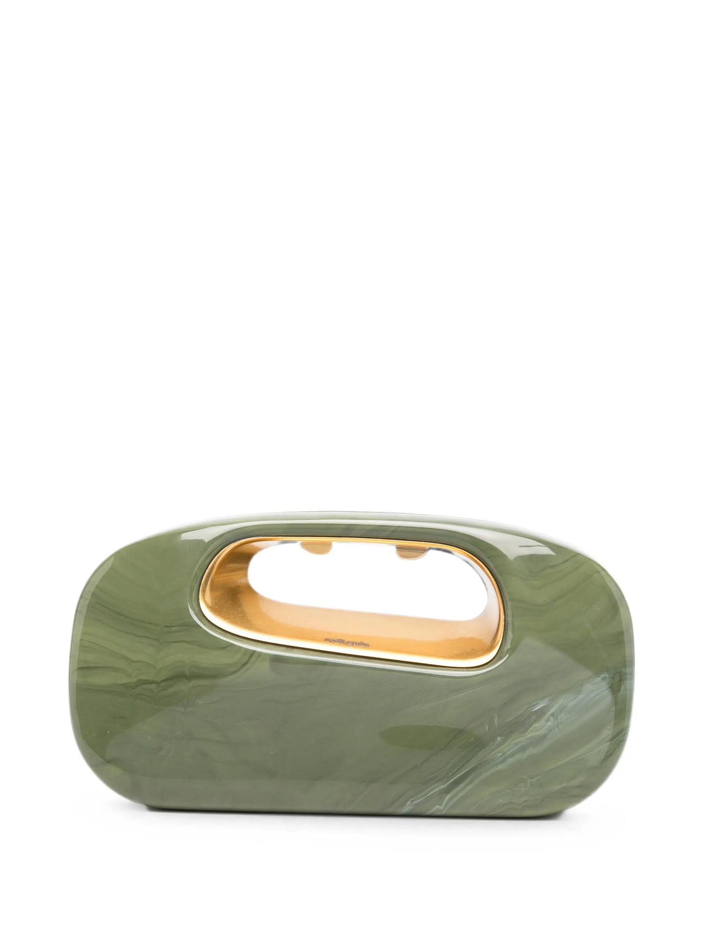 Amara marbled clutch bag