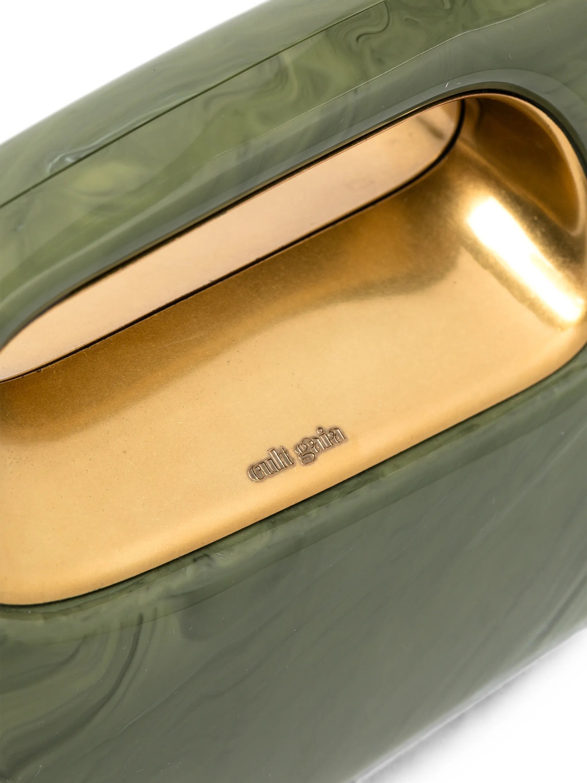 Amara marbled clutch bag
