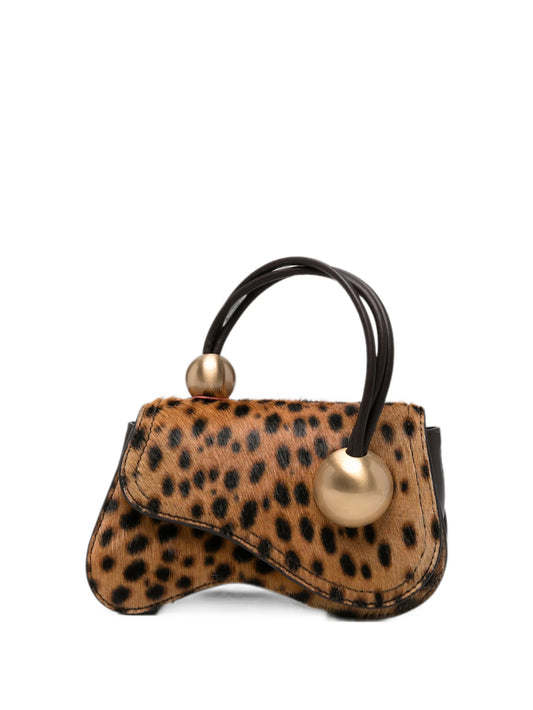 mini Kazia Nano leopard-print crossbody bag