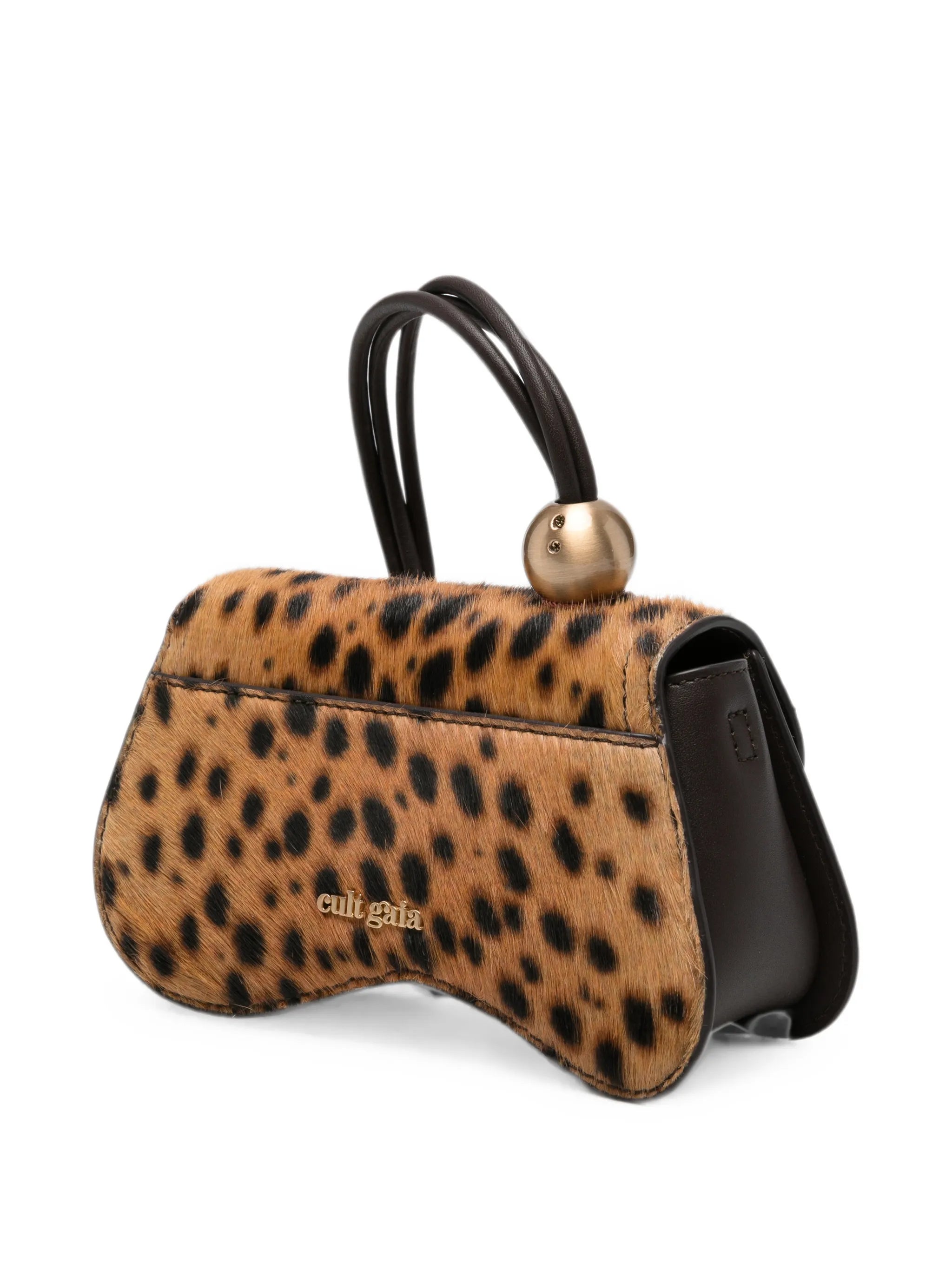 mini Kazia Nano leopard-print crossbody bag