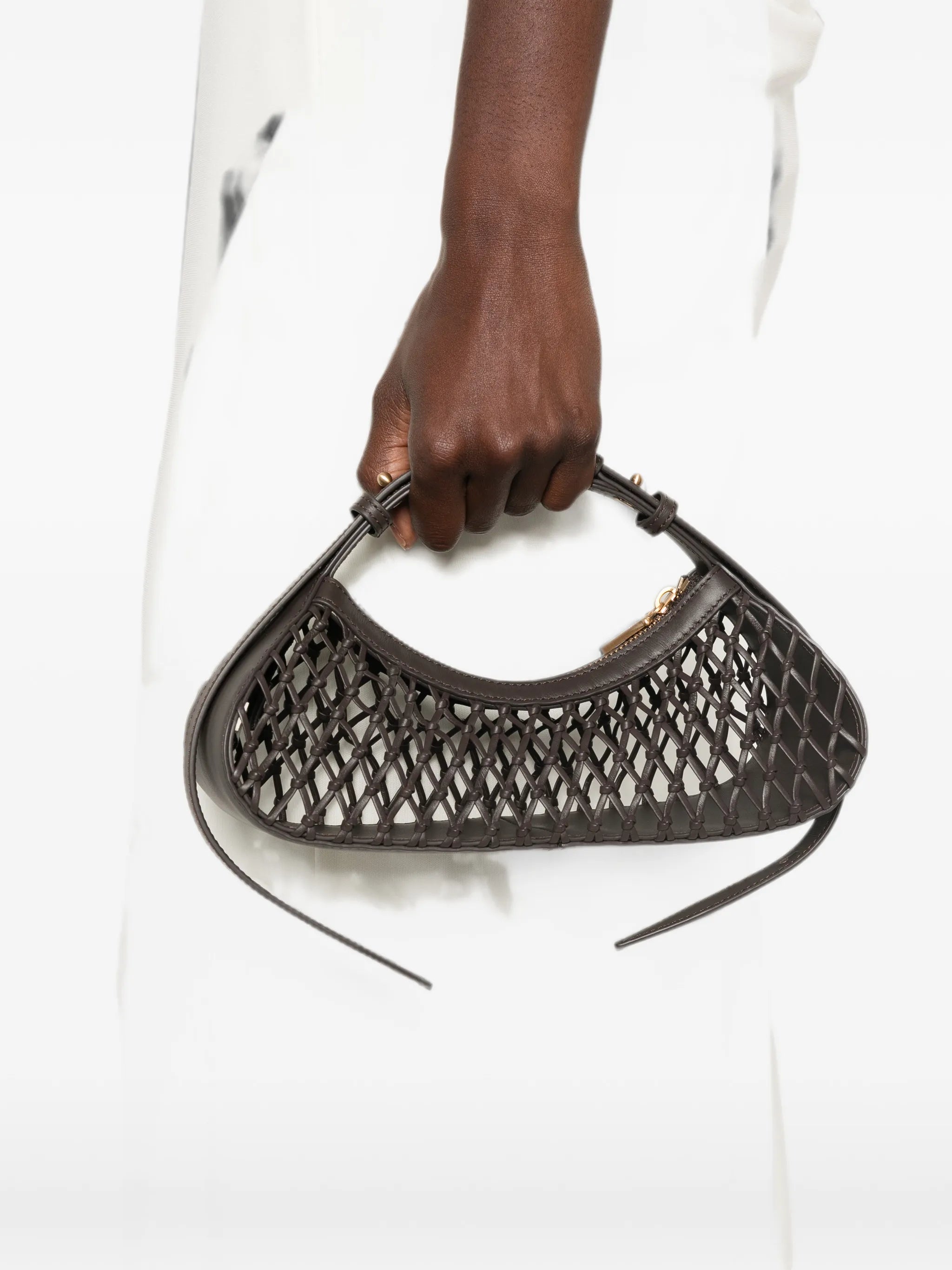 Shala lattice shoulder bag