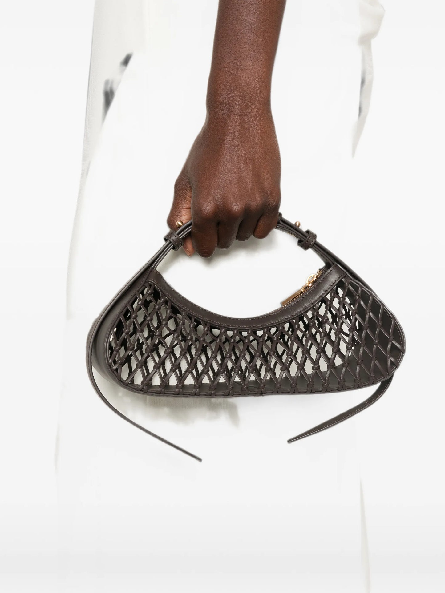 Shala lattice shoulder bag