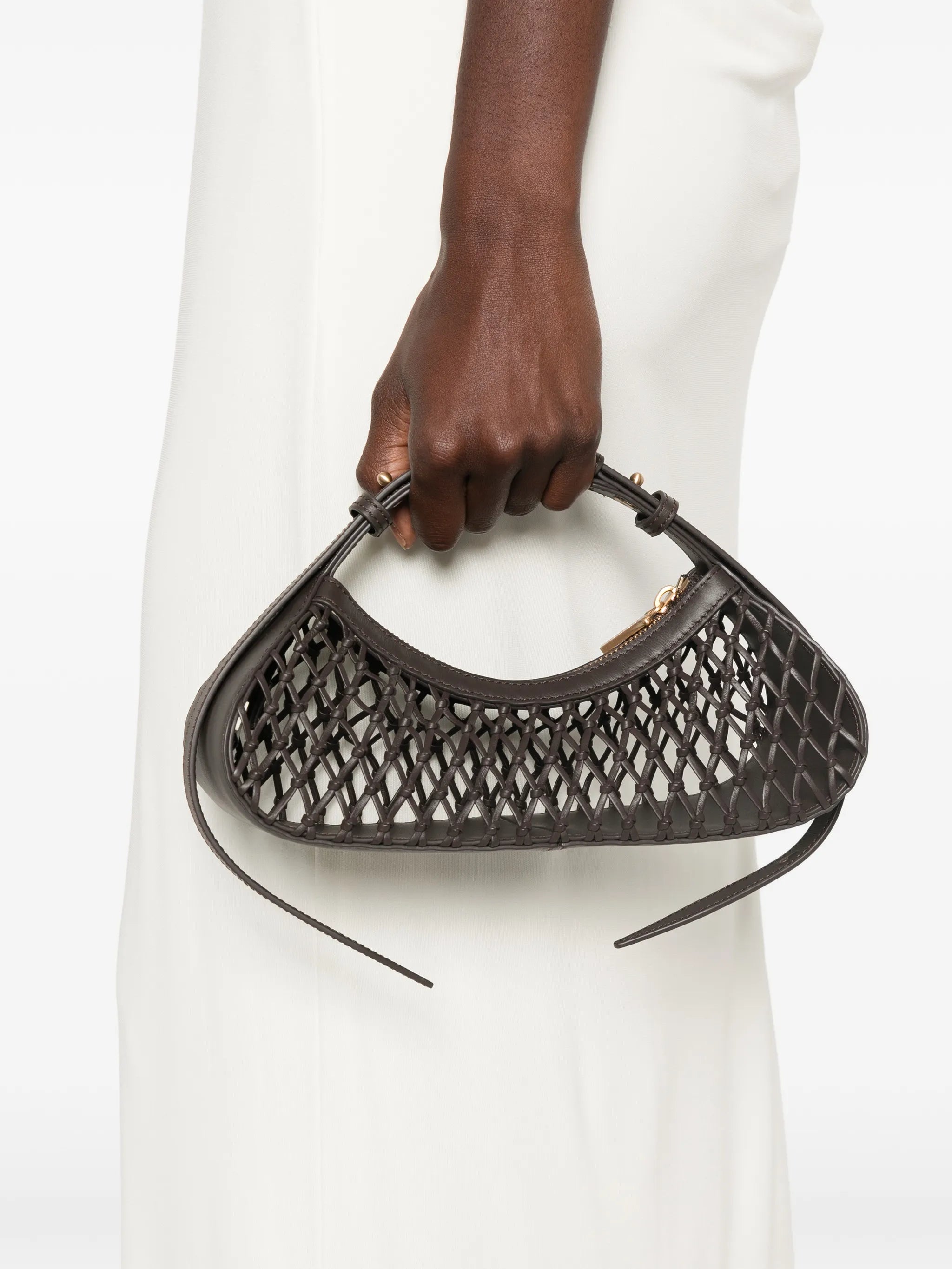 Shala lattice shoulder bag