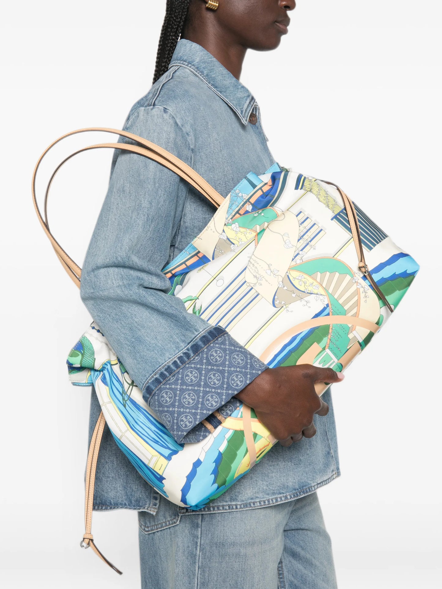 Ella graphic-print tote bag