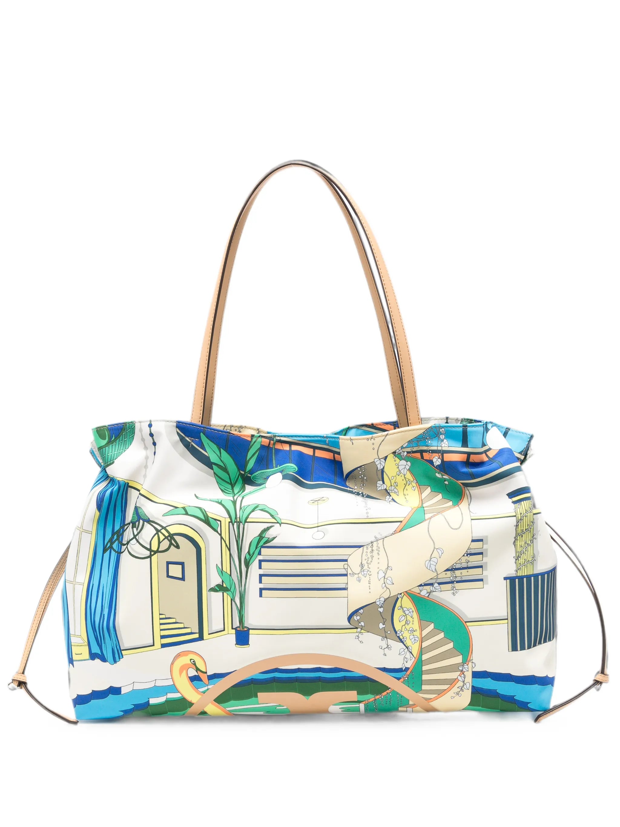 Ella graphic-print tote bag
