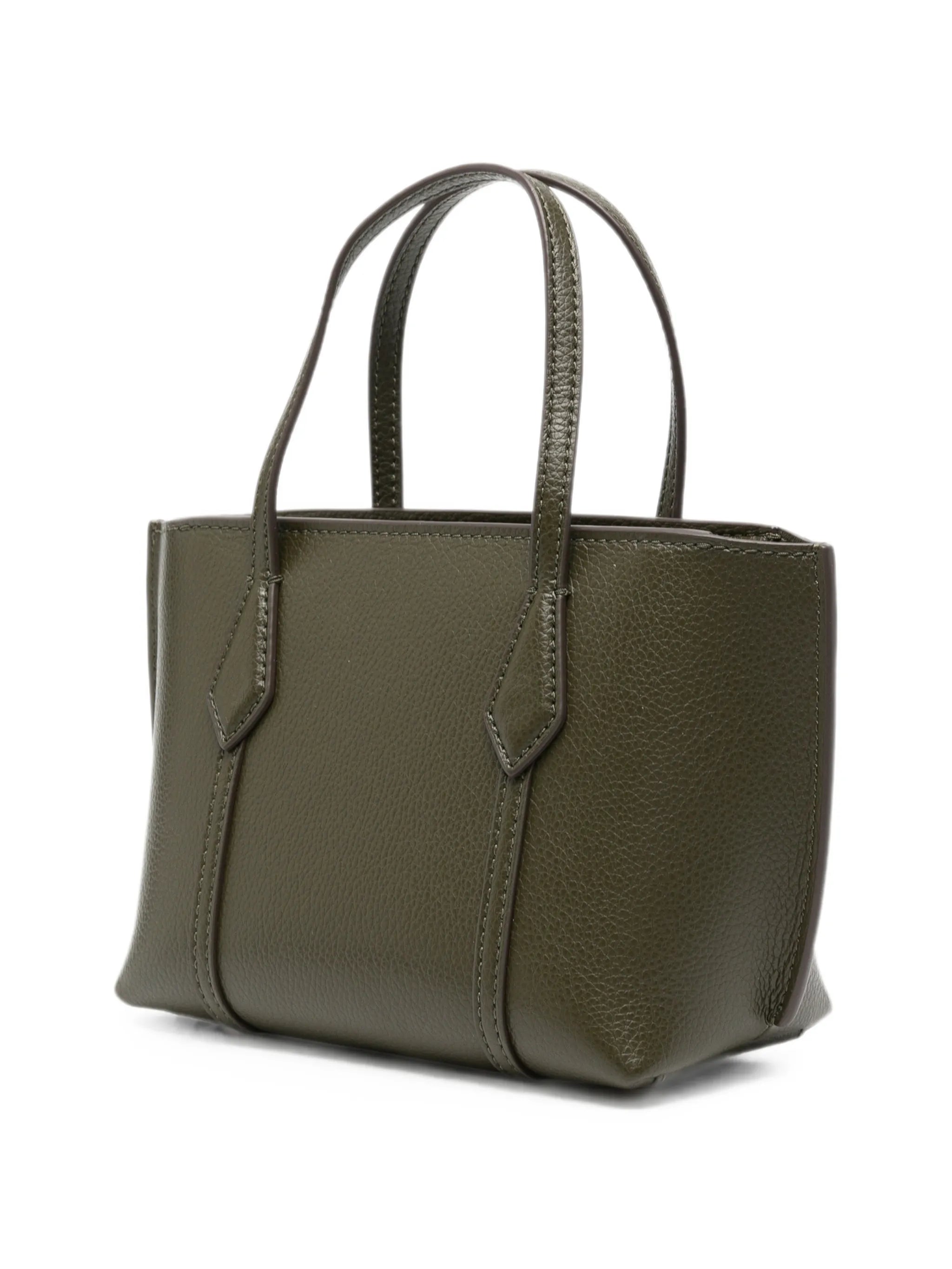 Perry pebbled-leather tote bag