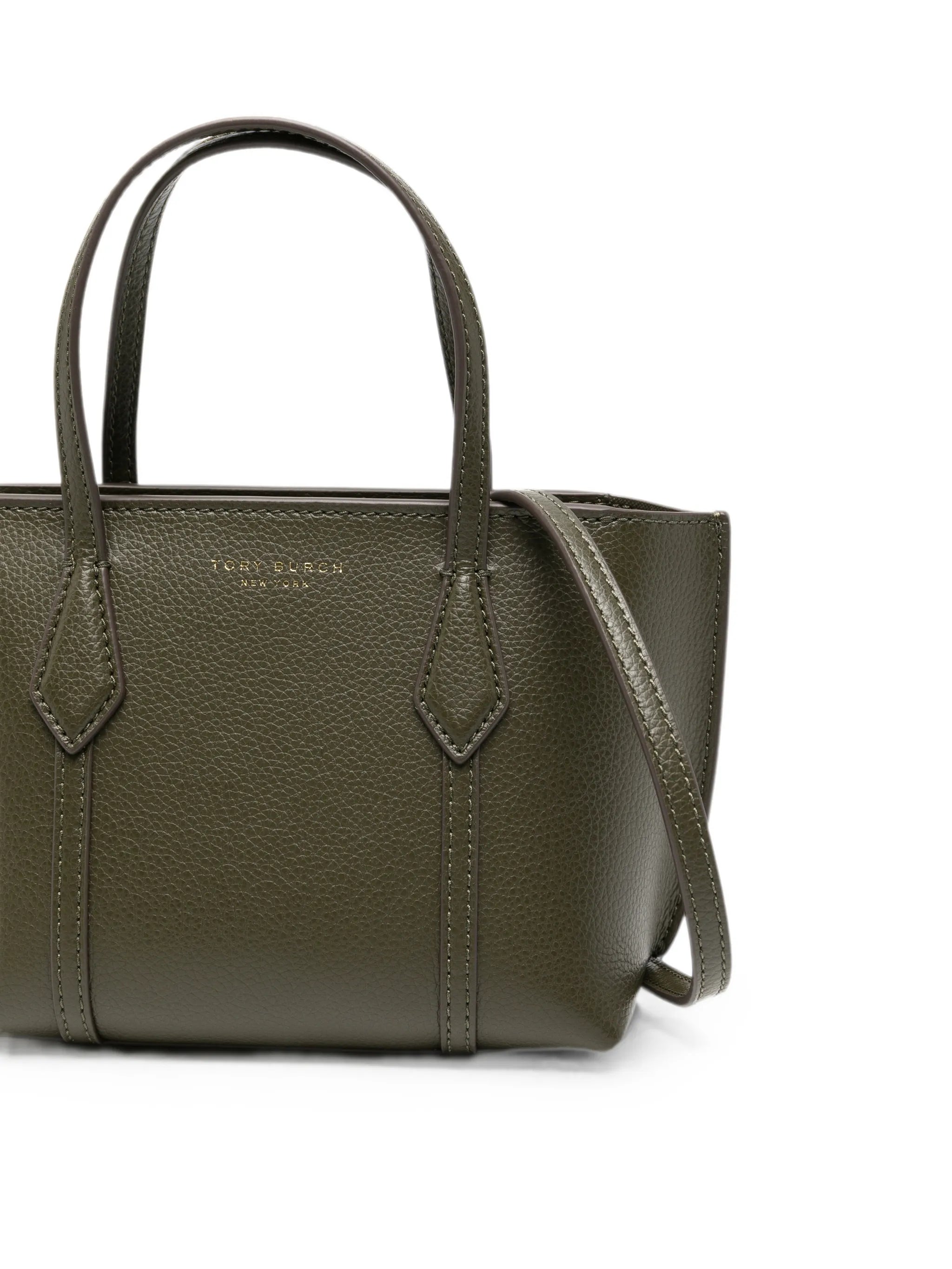 Perry pebbled-leather tote bag