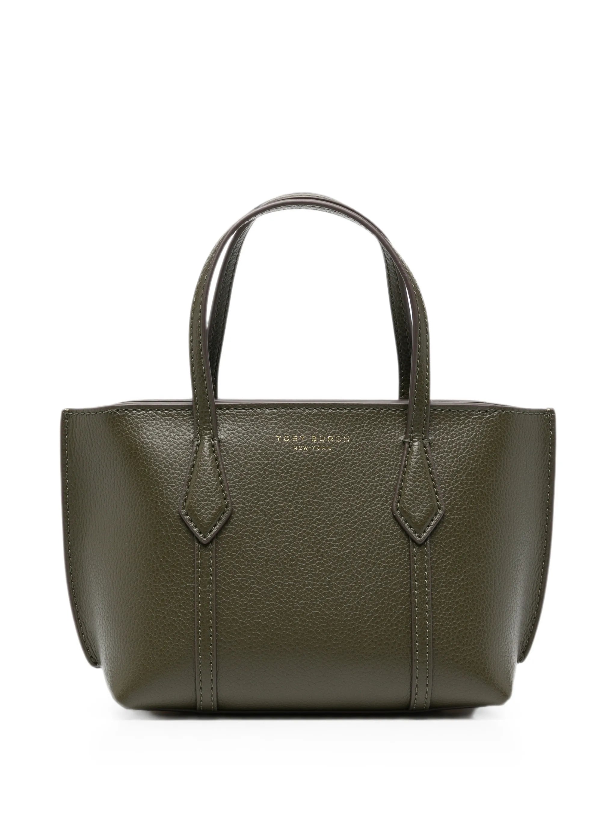 Perry pebbled-leather tote bag
