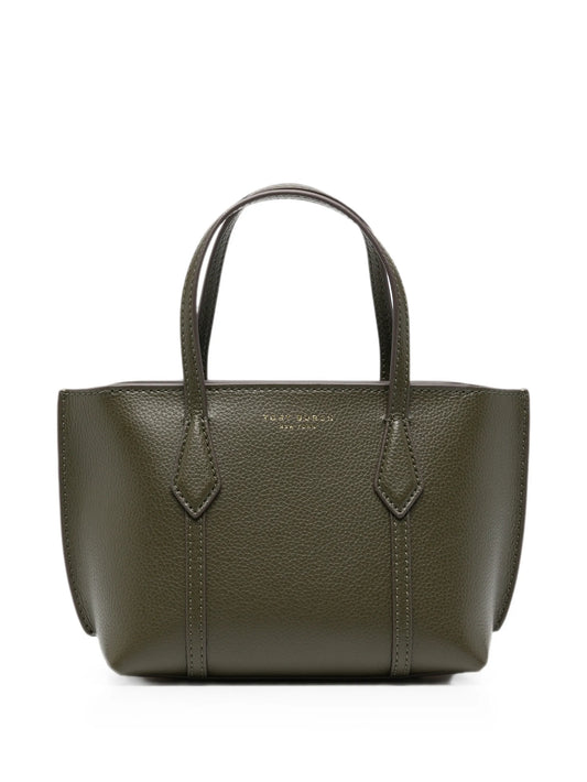Perry pebbled-leather tote bag