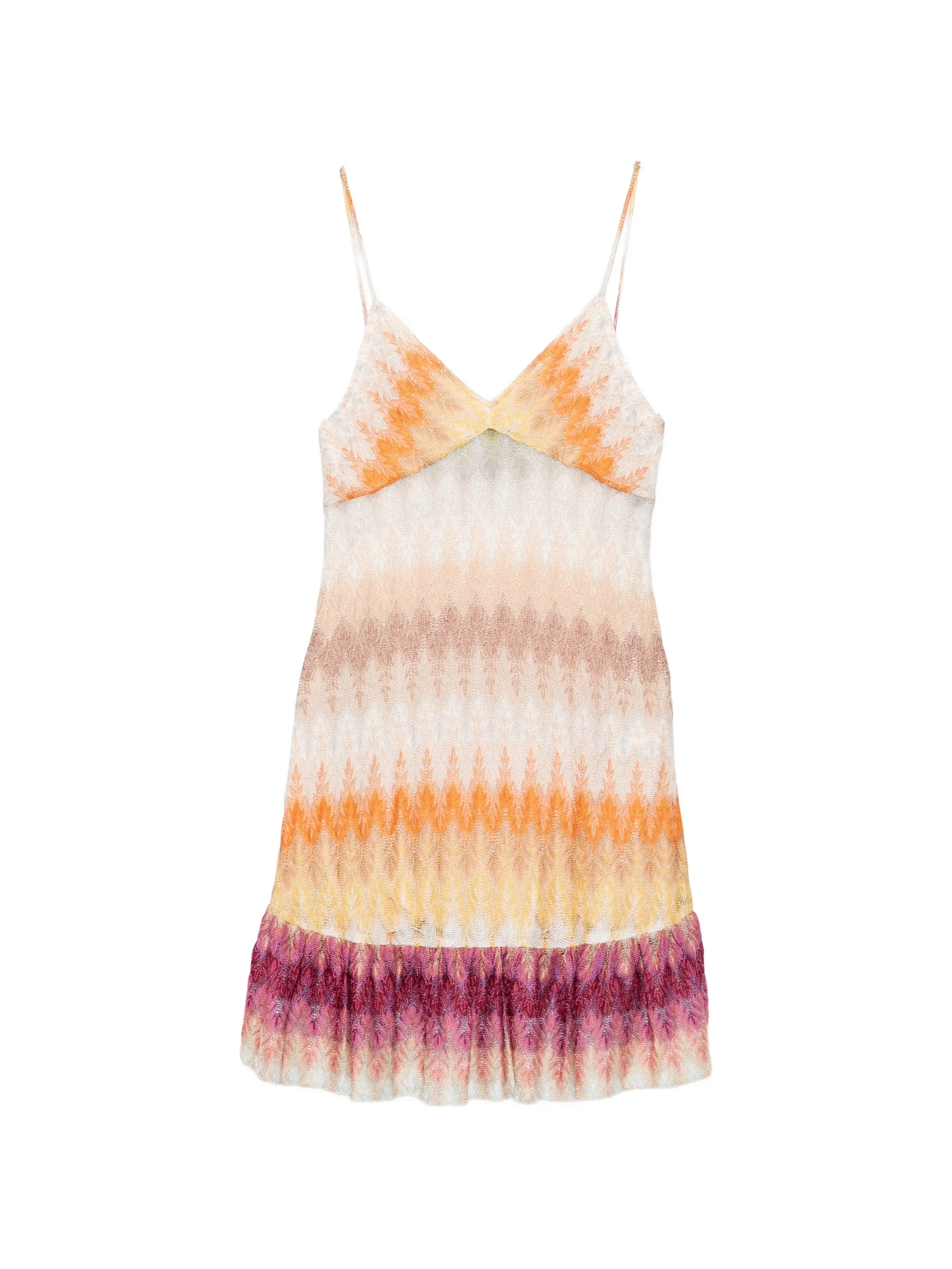 mini dress with lace motif