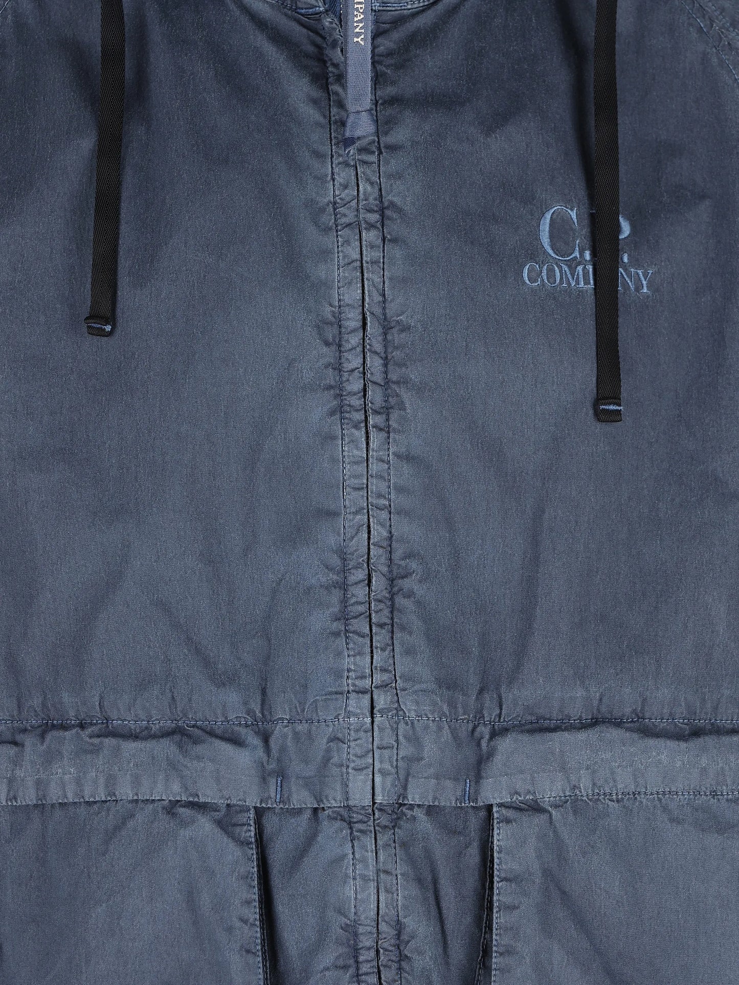 hooded zip-up jacket