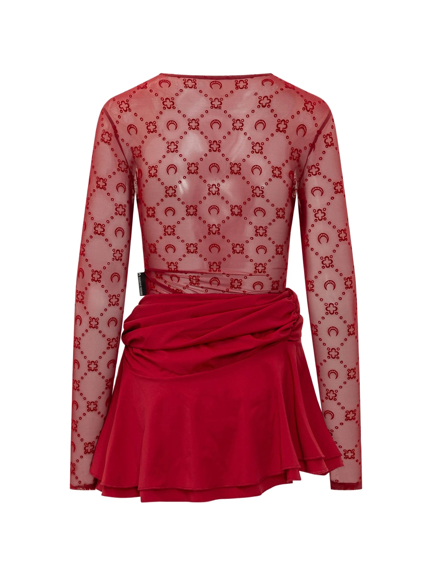 Moonogram draped dress
