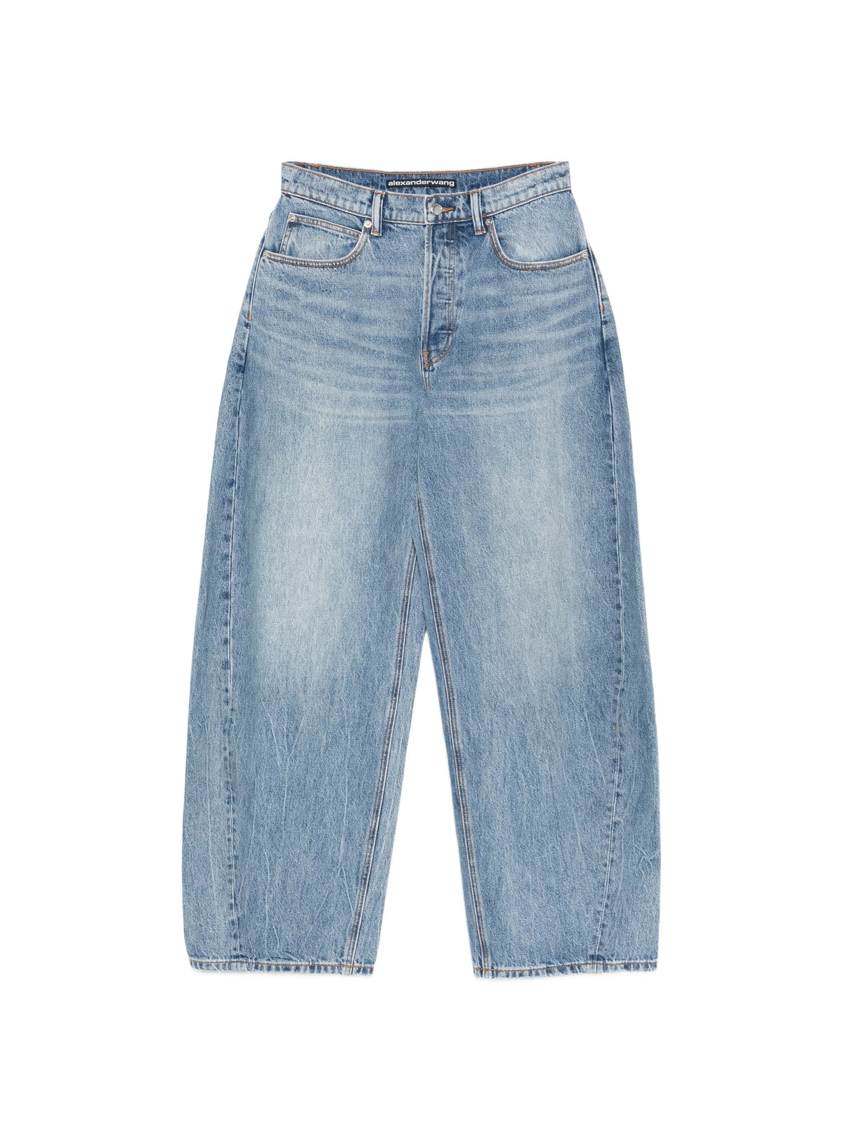 distressed logo Blow Up jeans