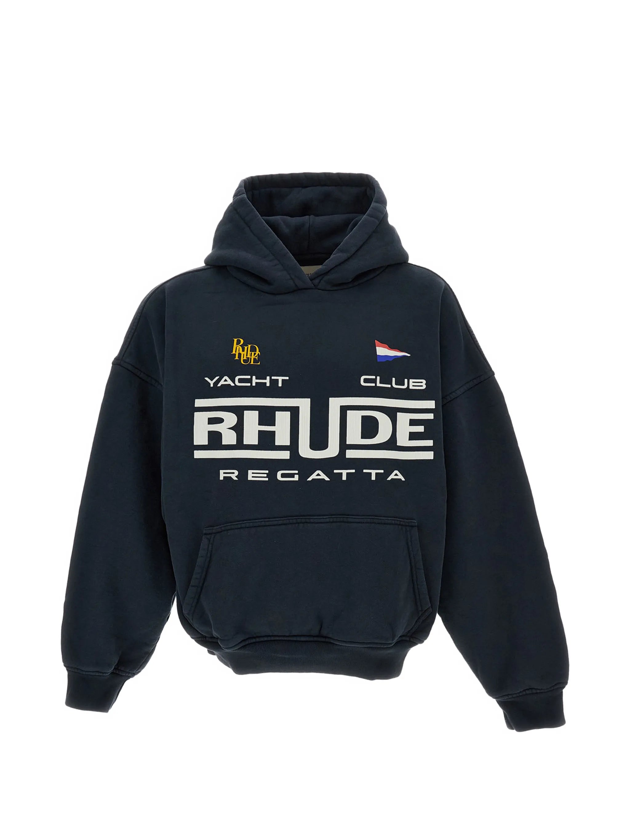 Regatta Club logo-print hoodie