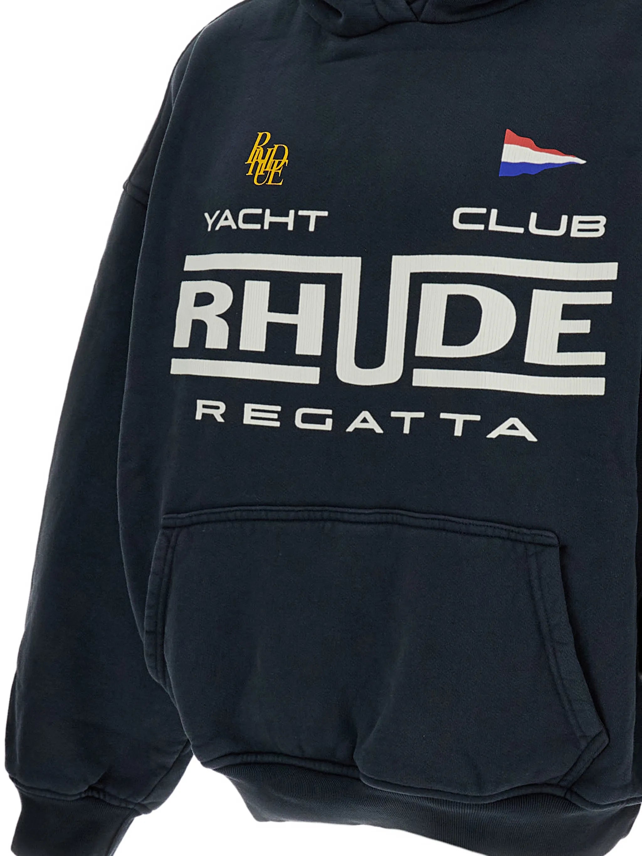 Regatta Club logo-print hoodie