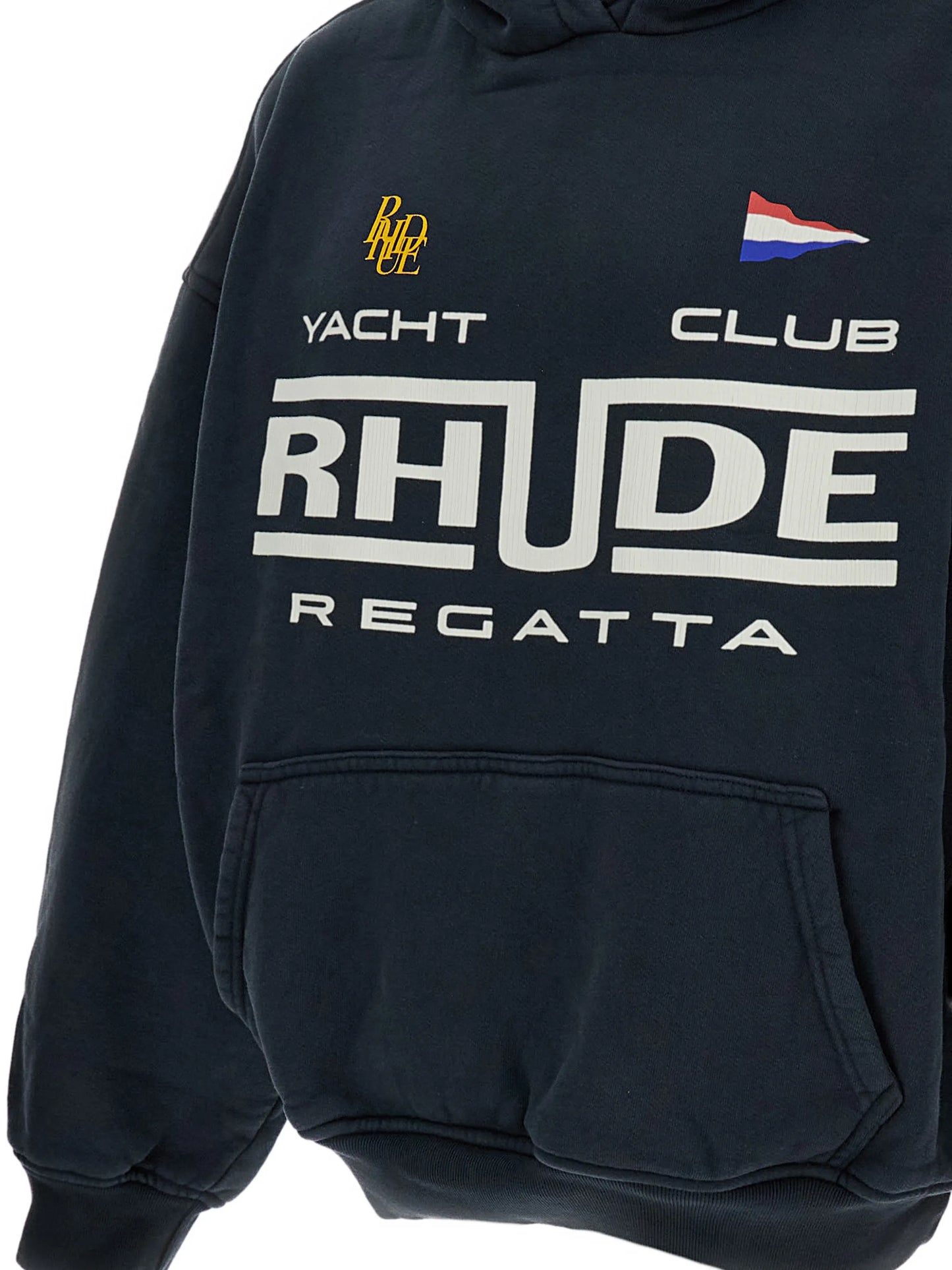 Regatta Club logo-print hoodie