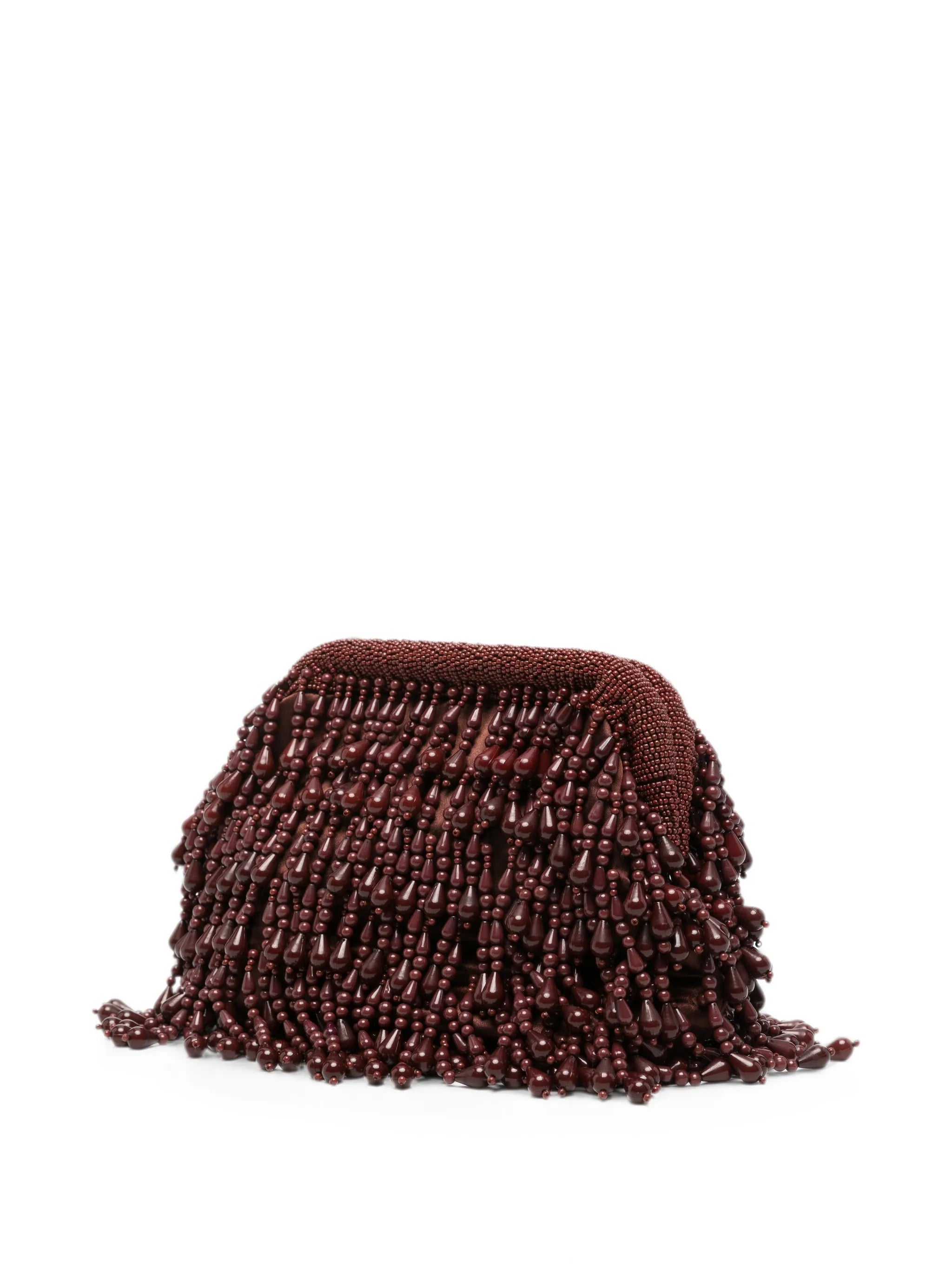 beaded drop clutch