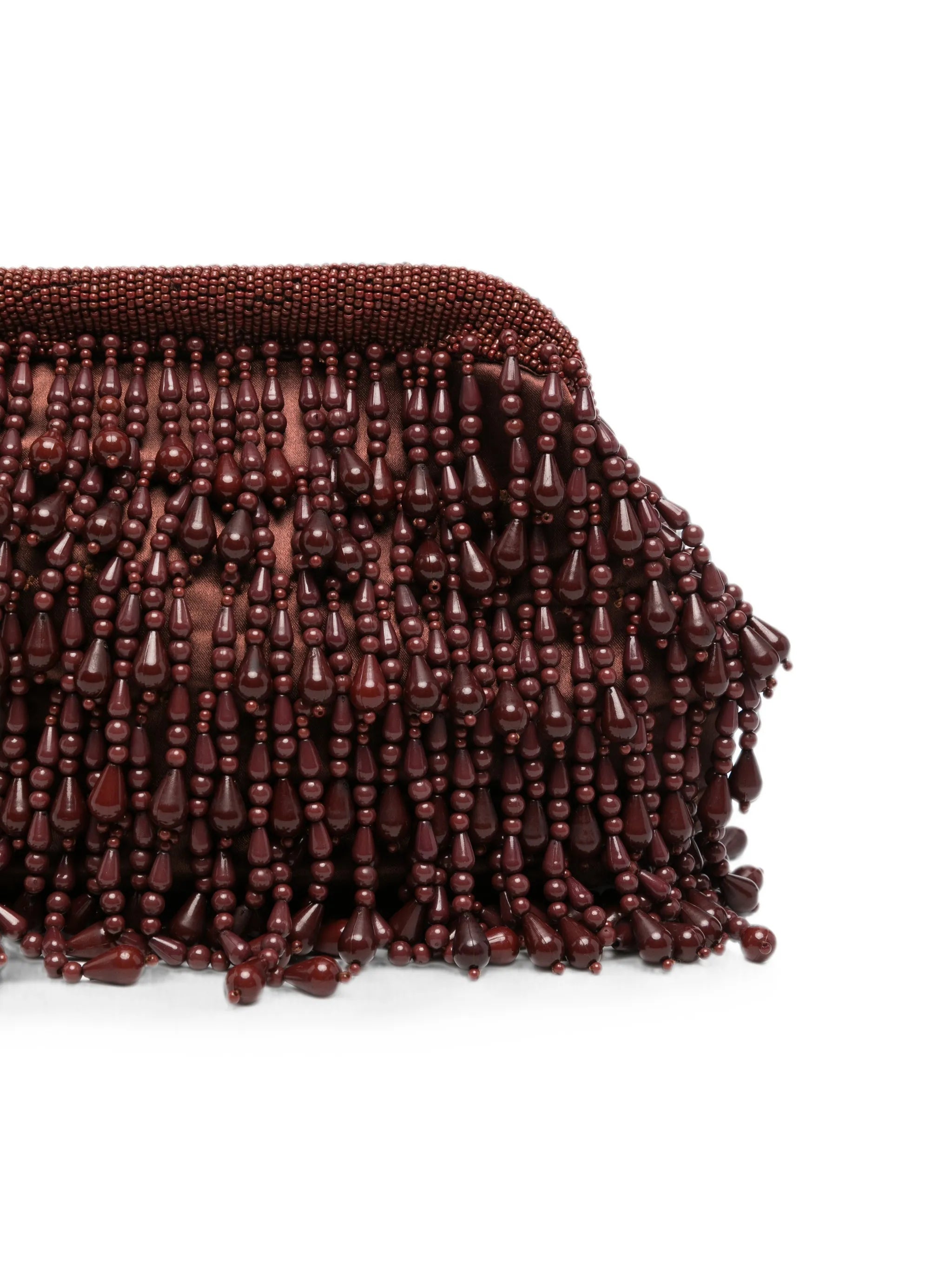 beaded drop clutch