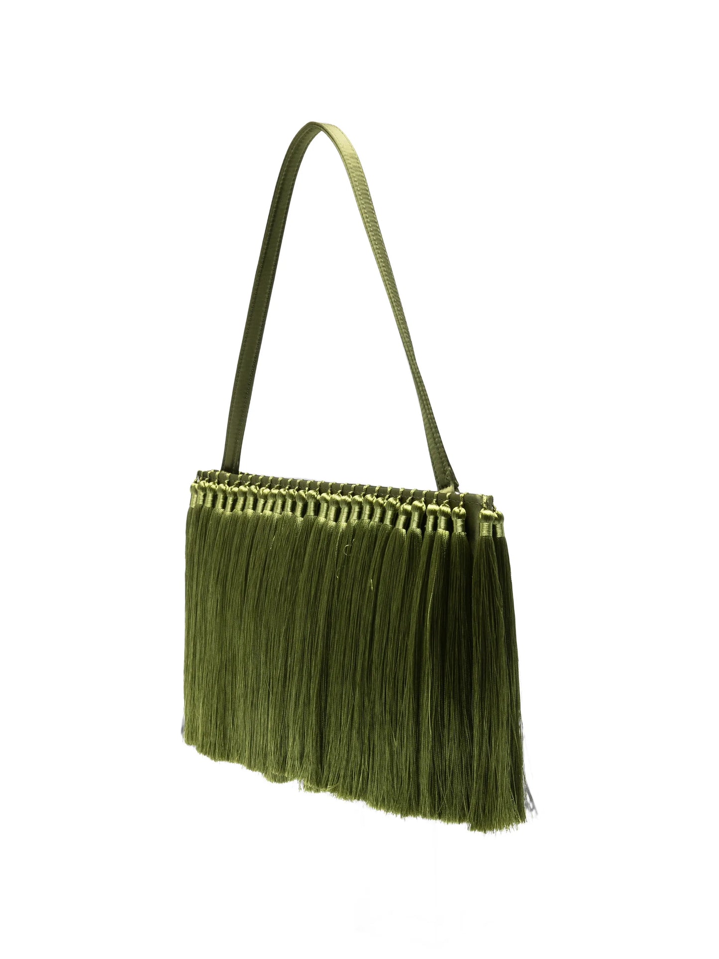 tassel-embellished clutch bag