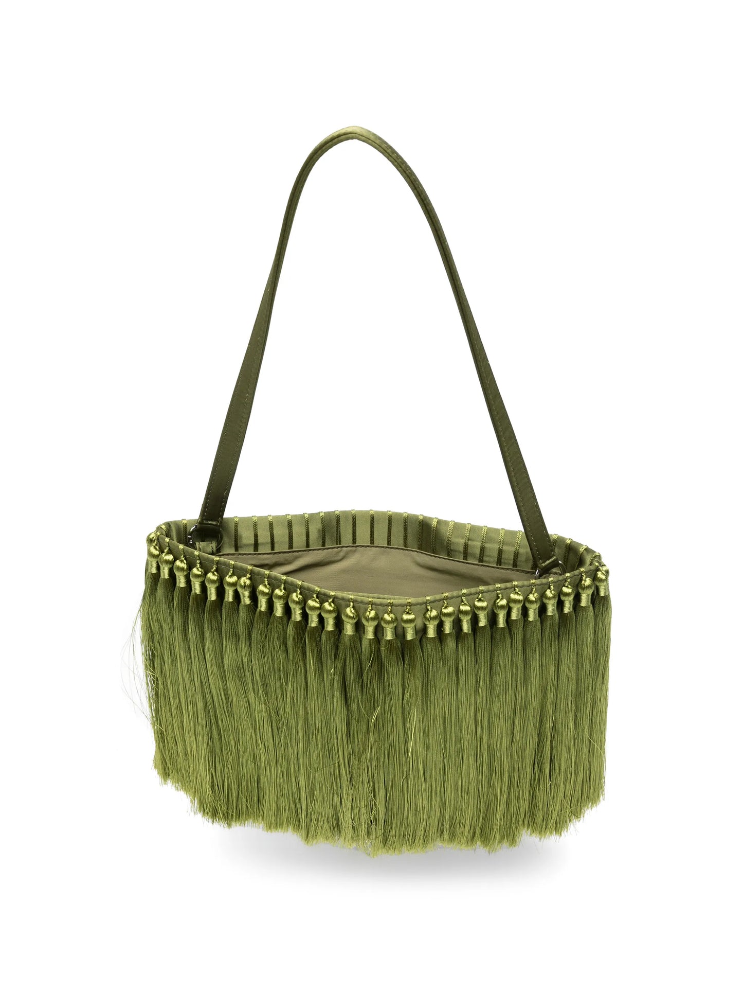 tassel-embellished clutch bag