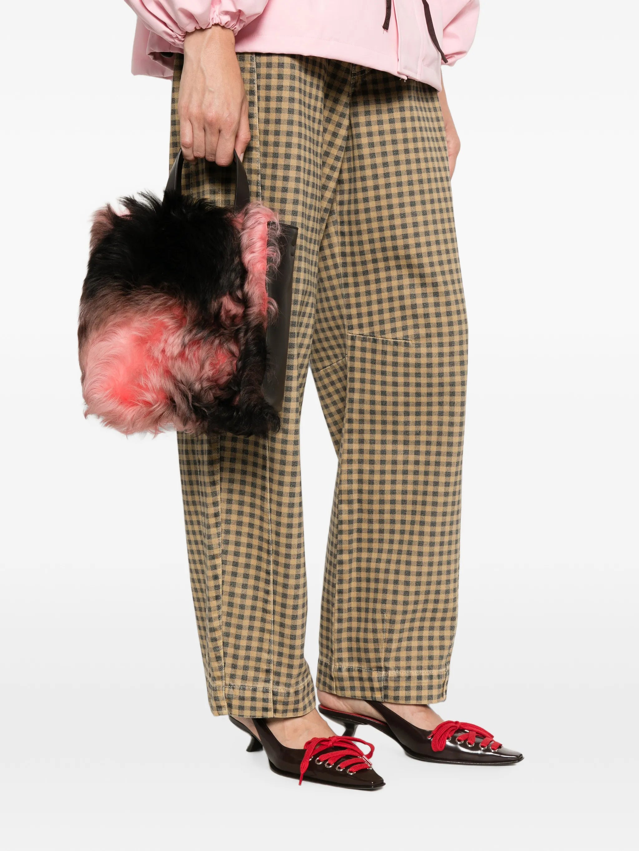 Museo Soft shearling tote bag