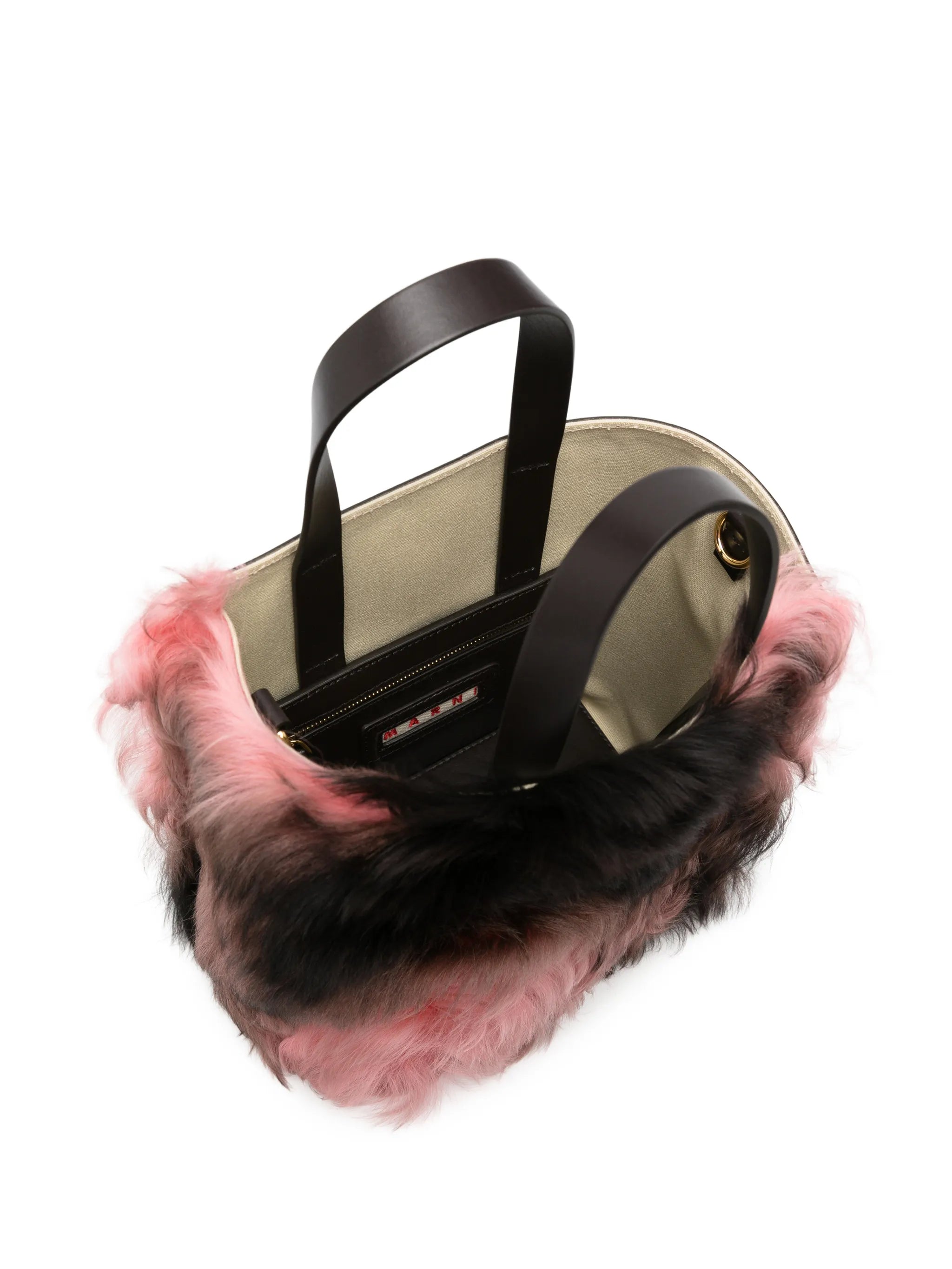 Museo Soft shearling tote bag