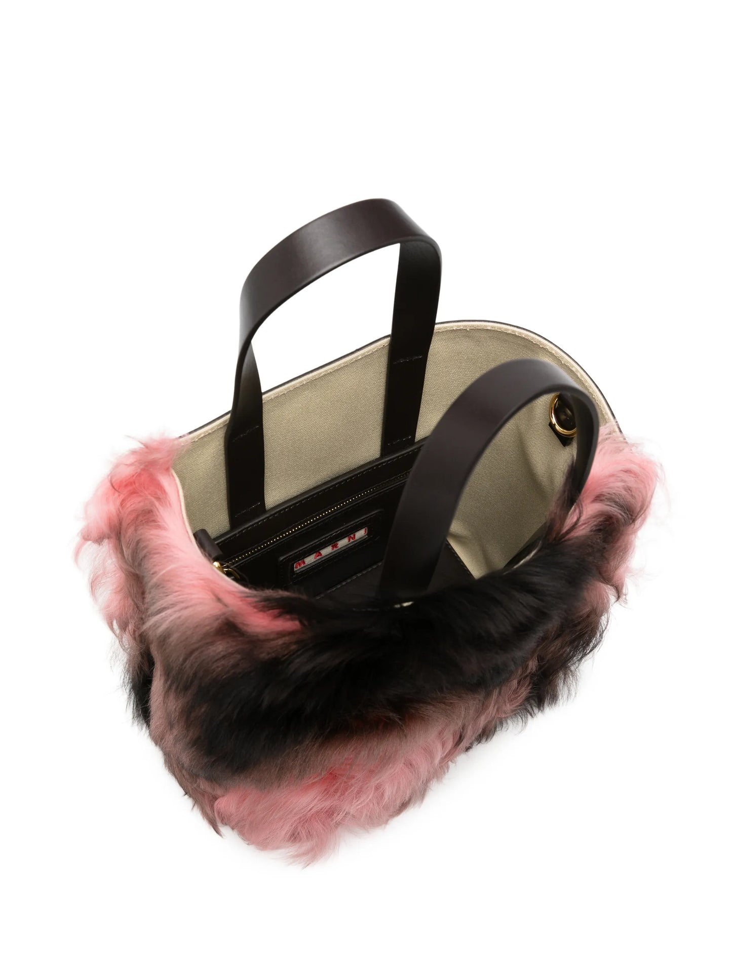 Museo Soft shearling tote bag