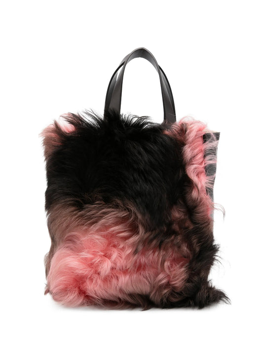 Museo Soft shearling tote bag