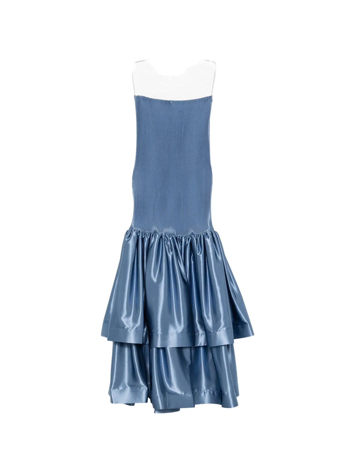 Elevate pleated tiered maxi dress