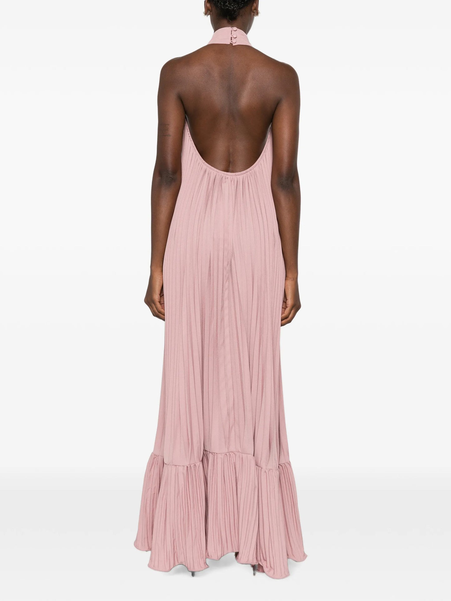 Libertie pleated maxi dress